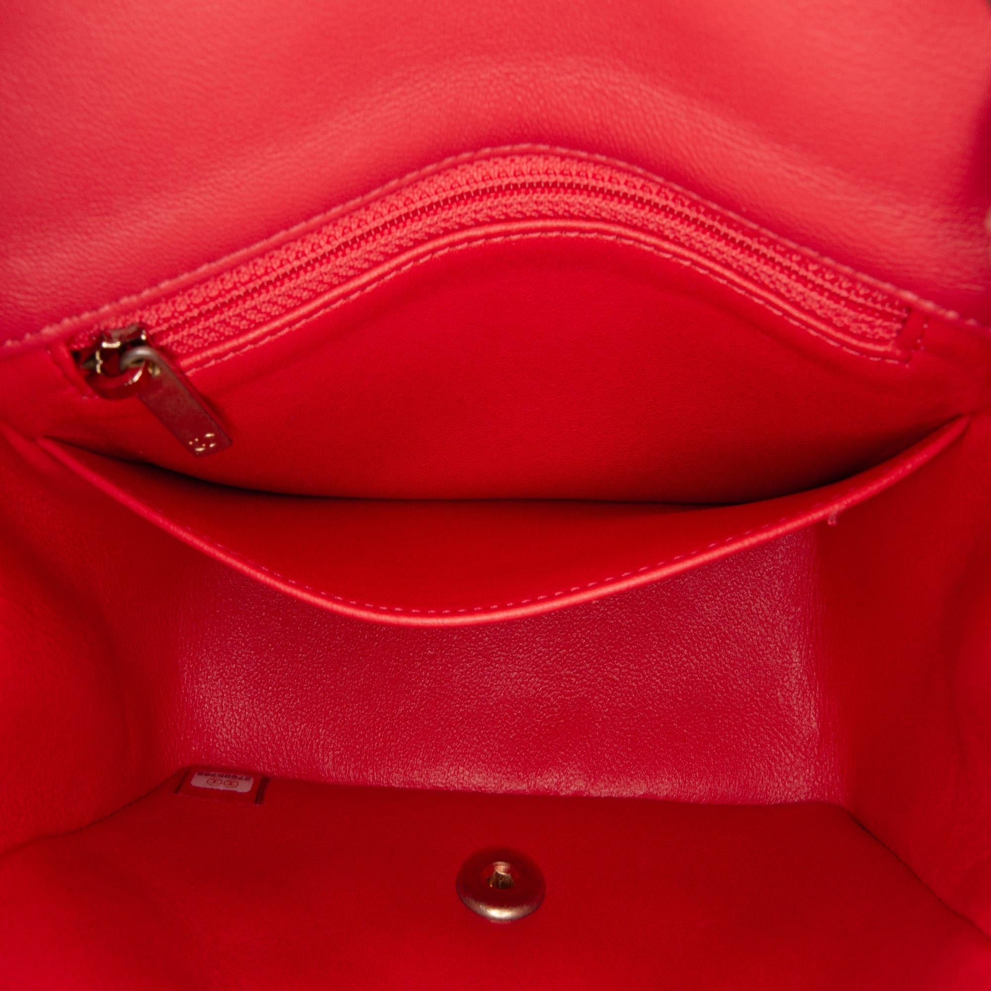 Chanel Mini Square Classic Lambskin Single Flap