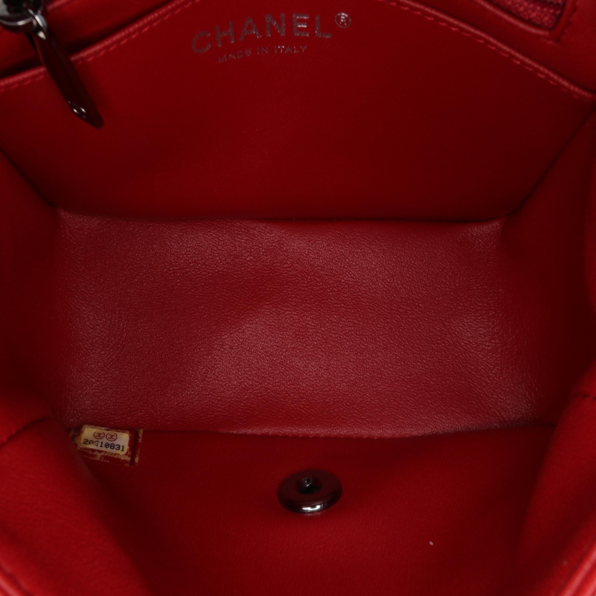 Chanel Mini Square Classic Lambskin Single Flap