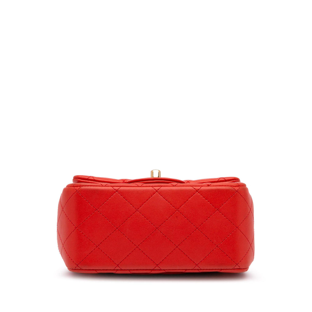 Chanel Mini Square Classic Lambskin Single Flap
