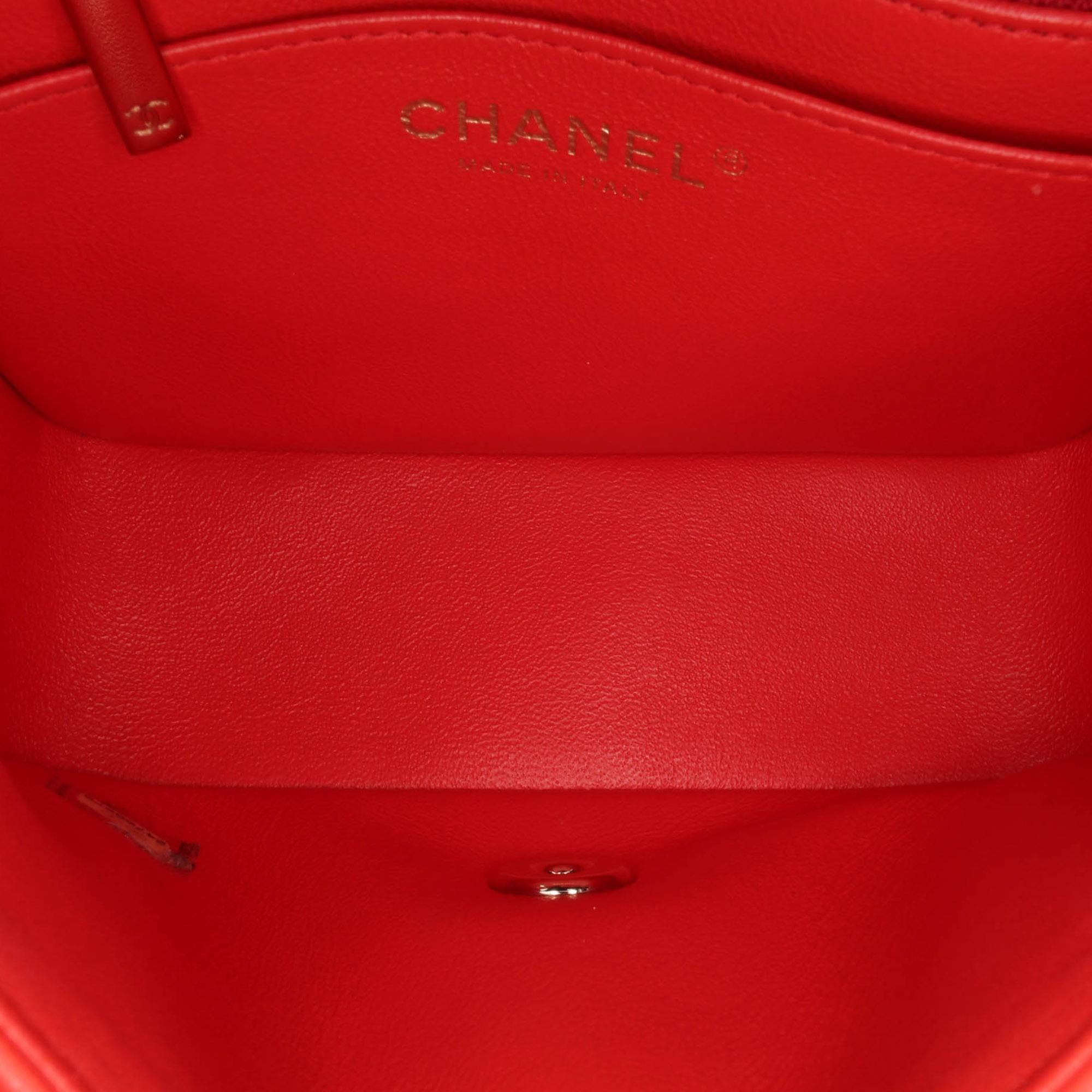 Chanel Mini Square Classic Lambskin Single Flap