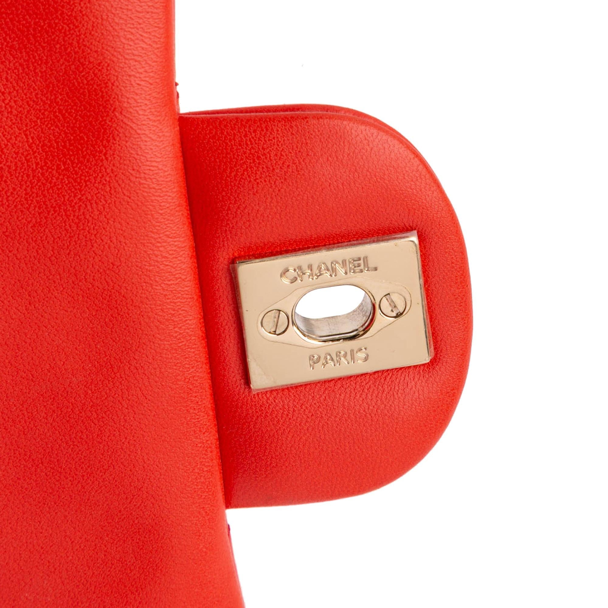 Chanel Mini Square Classic Lambskin Single Flap