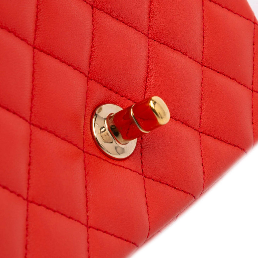 Chanel Mini Square Classic Lambskin Single Flap