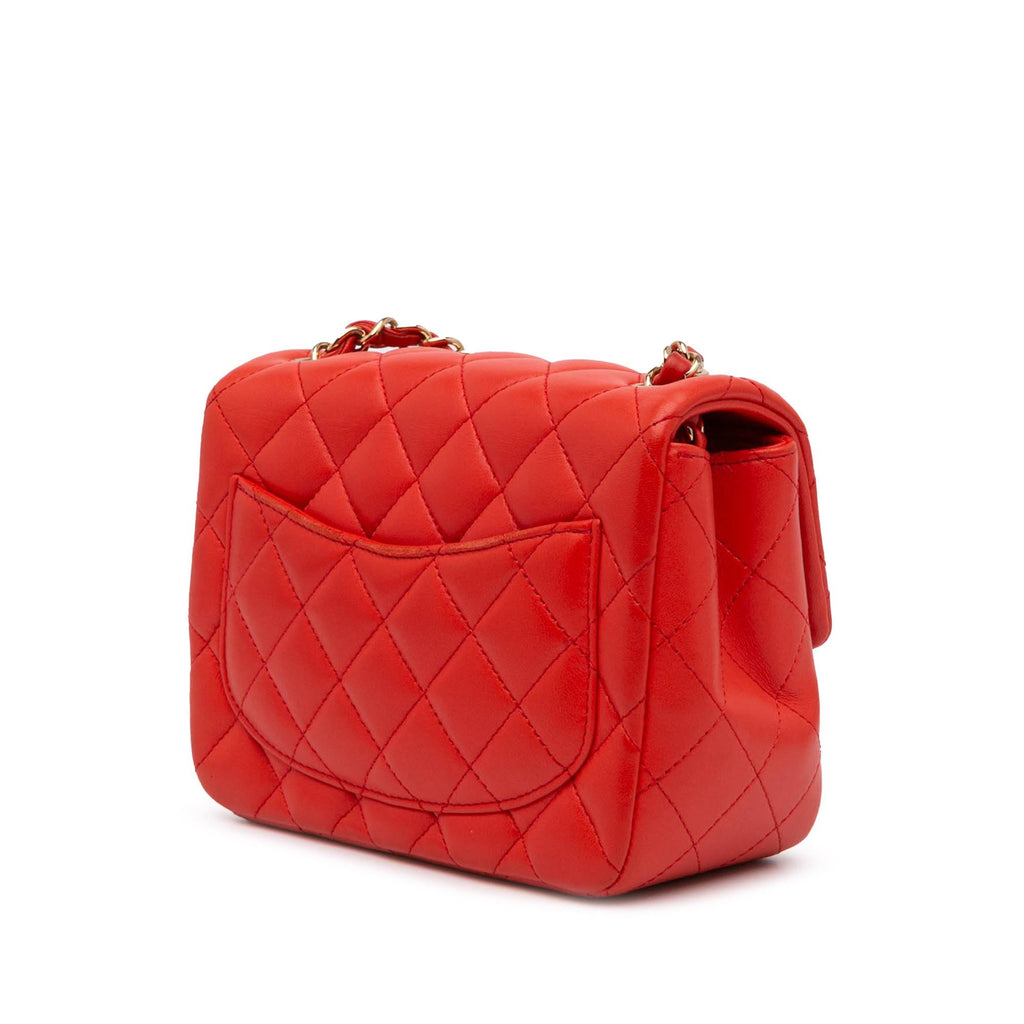 Chanel Mini Square Classic Lambskin Single Flap