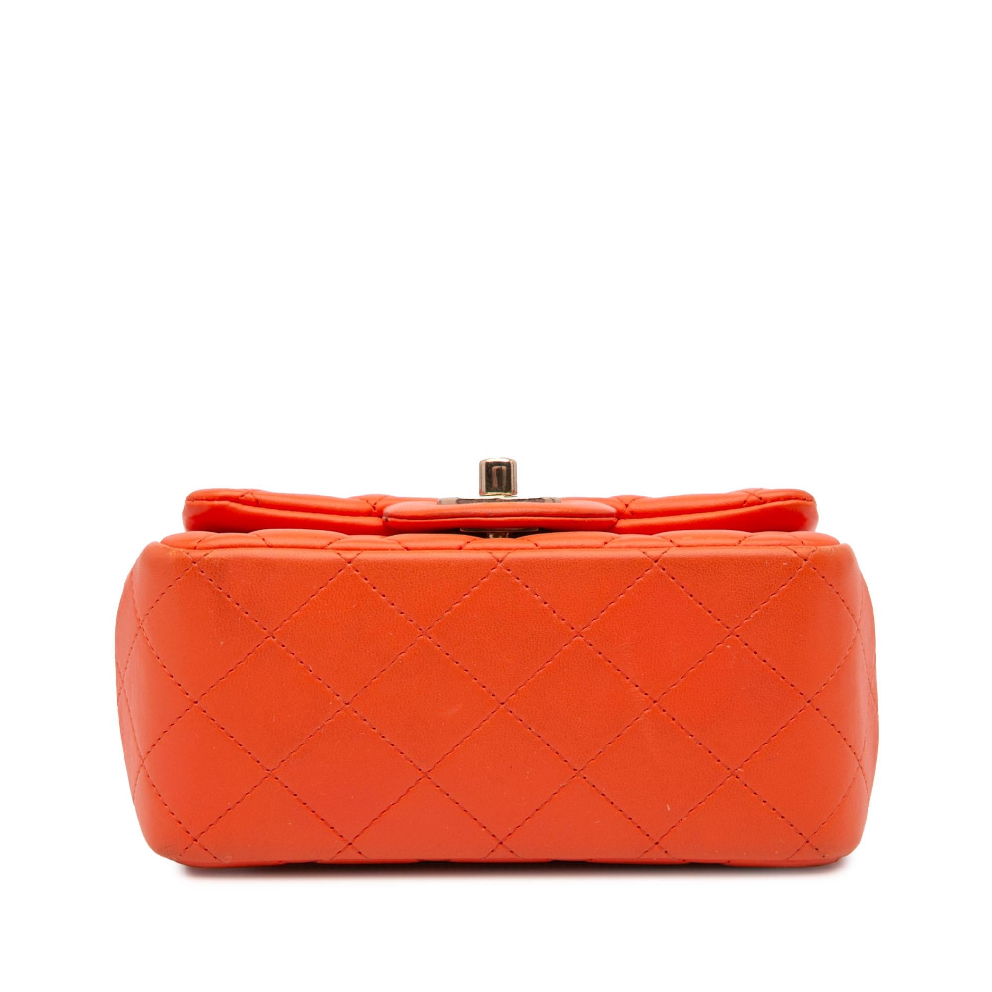 Chanel Mini Square Classic Lambskin Single Flap