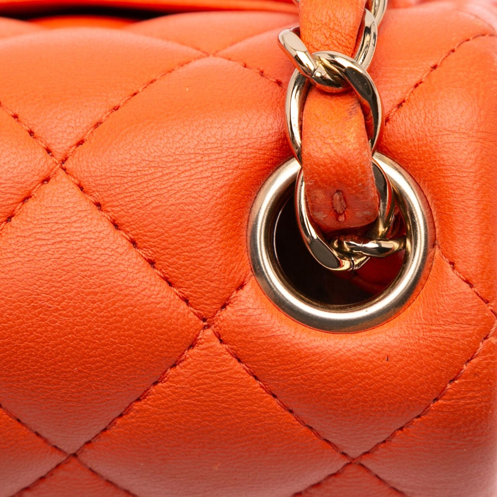 Chanel Mini Square Classic Lambskin Single Flap