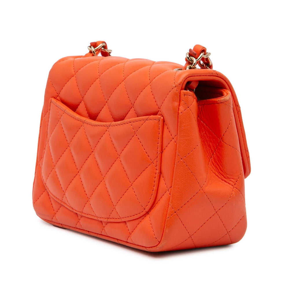 Chanel Mini Square Classic Lambskin Single Flap