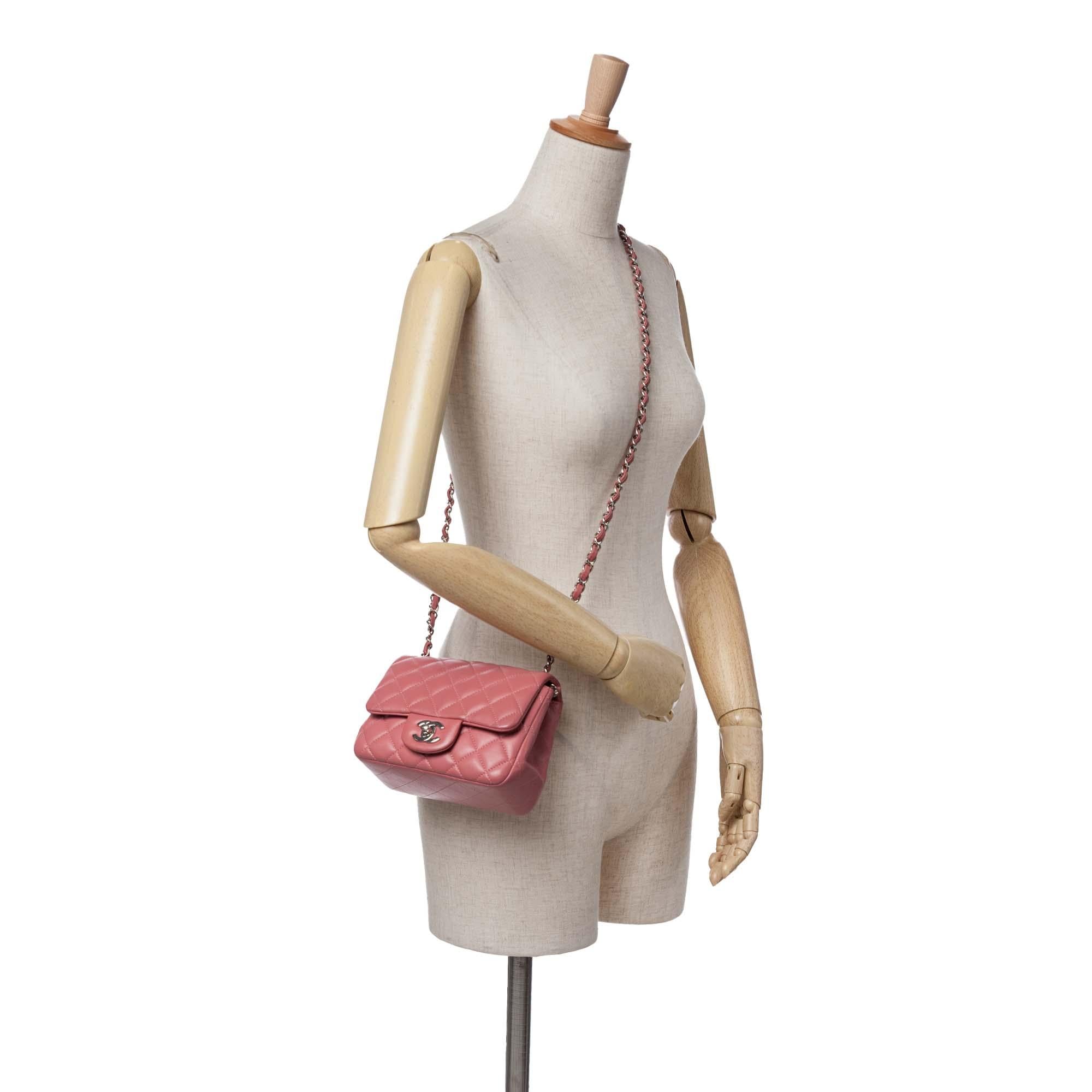 Chanel Mini Square Classic Lambskin Single Flap