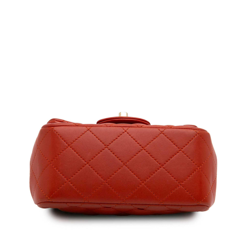 Chanel Mini Square Classic Lambskin Single Flap