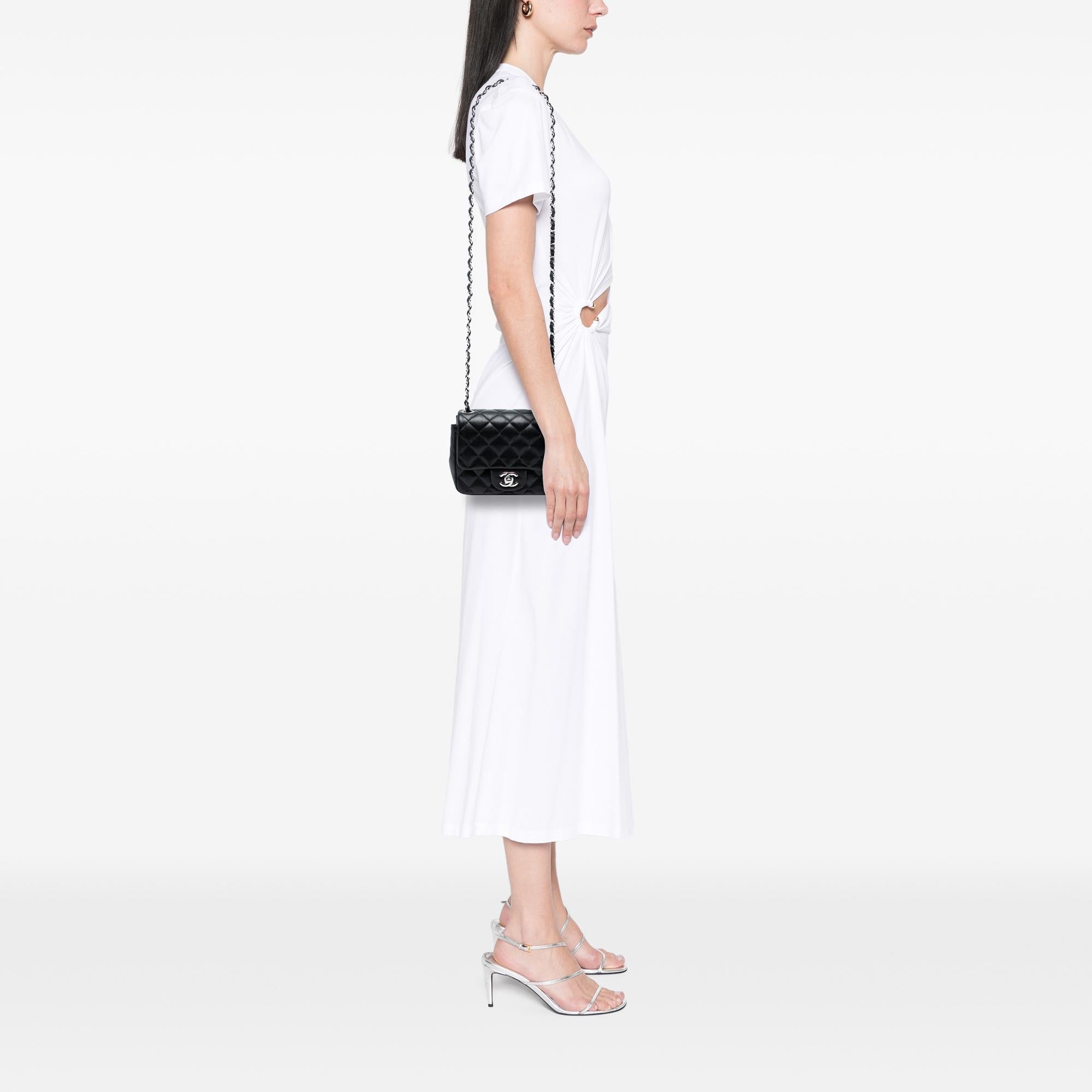 Chanel Mini Square Classic Lambskin Single Flap