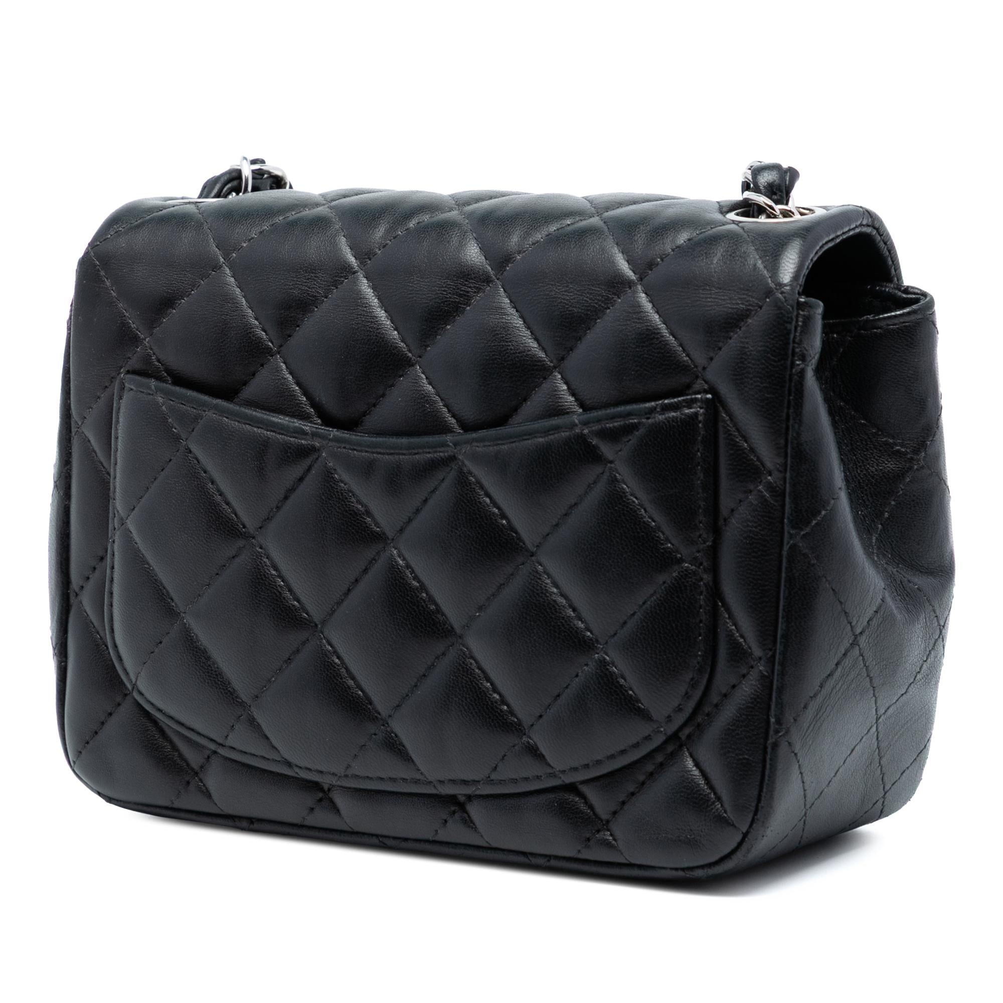 Chanel Mini Square Classic Lambskin Single Flap