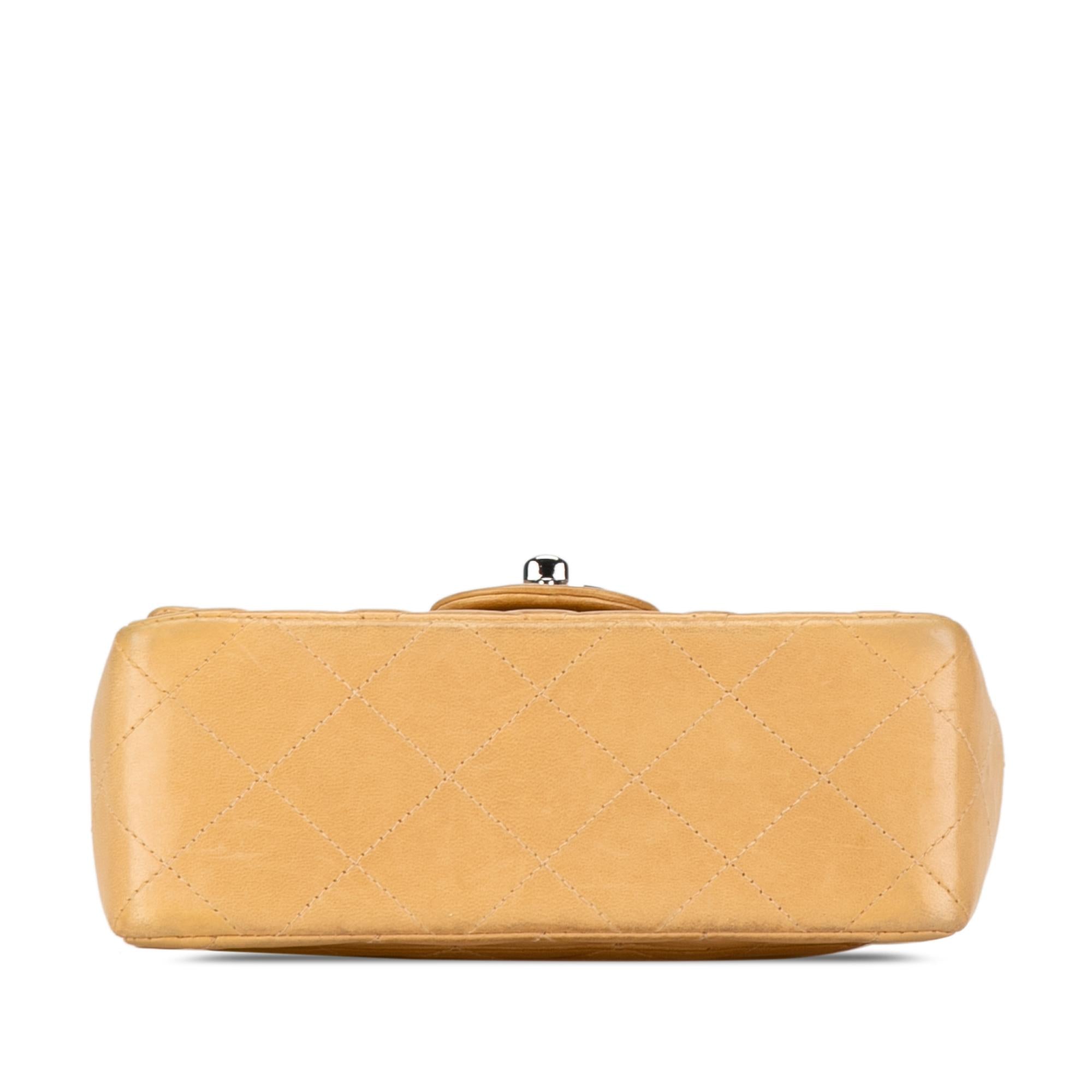 Chanel Mini Square Classic Lambskin Single Flap
