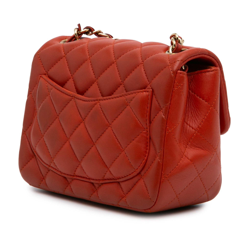 Chanel Mini Square Classic Lambskin Single Flap