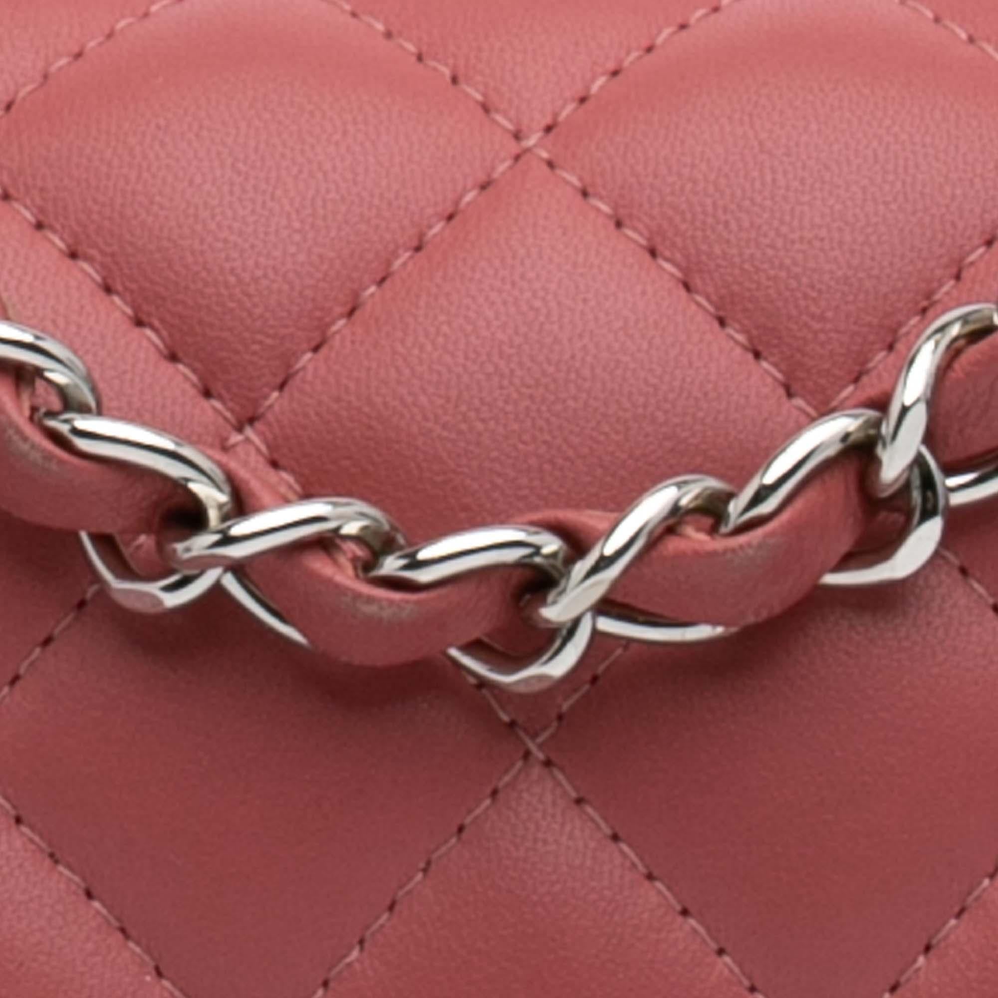 Chanel Mini Square Classic Lambskin Single Flap