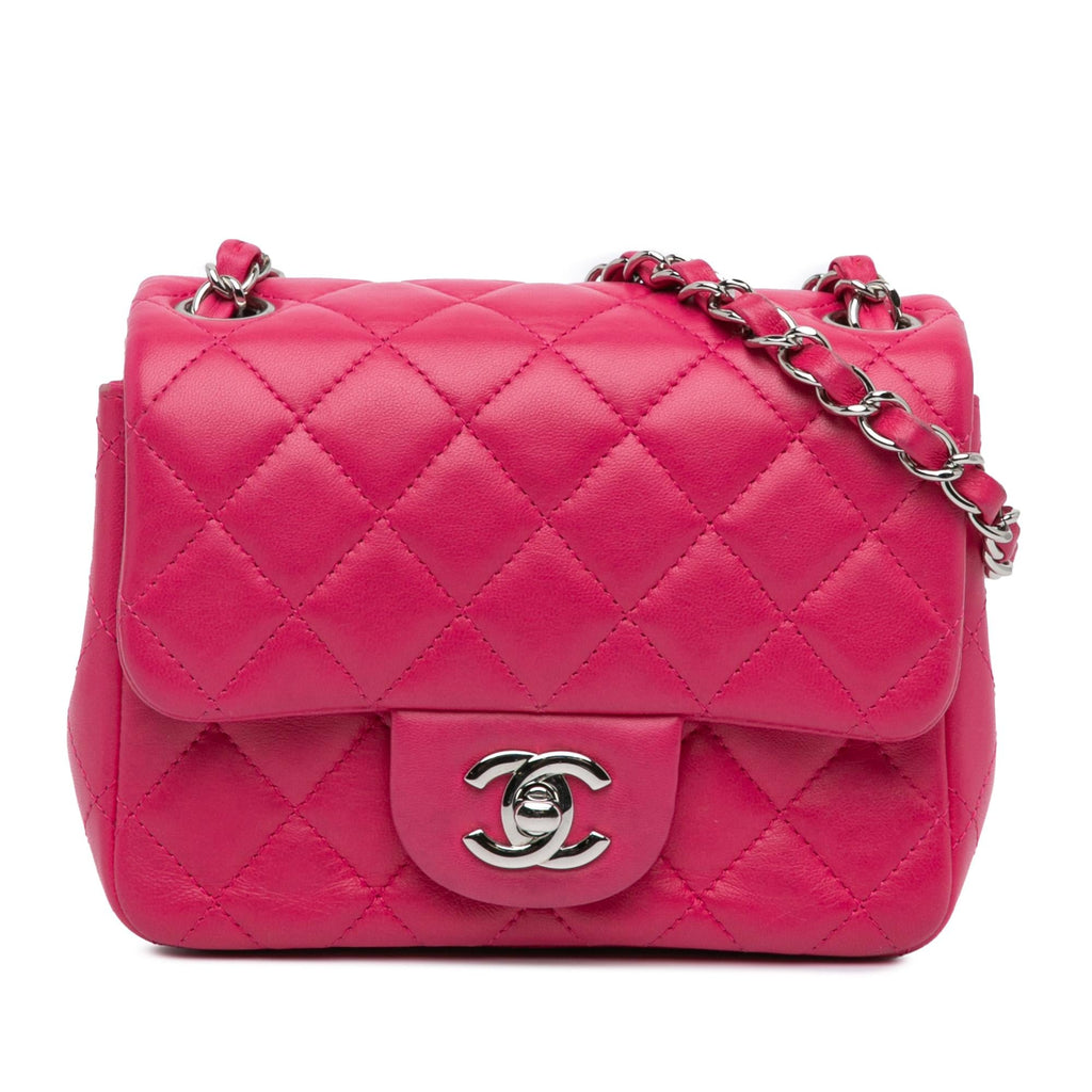 Chanel Mini Square Classic Lambskin Single Flap