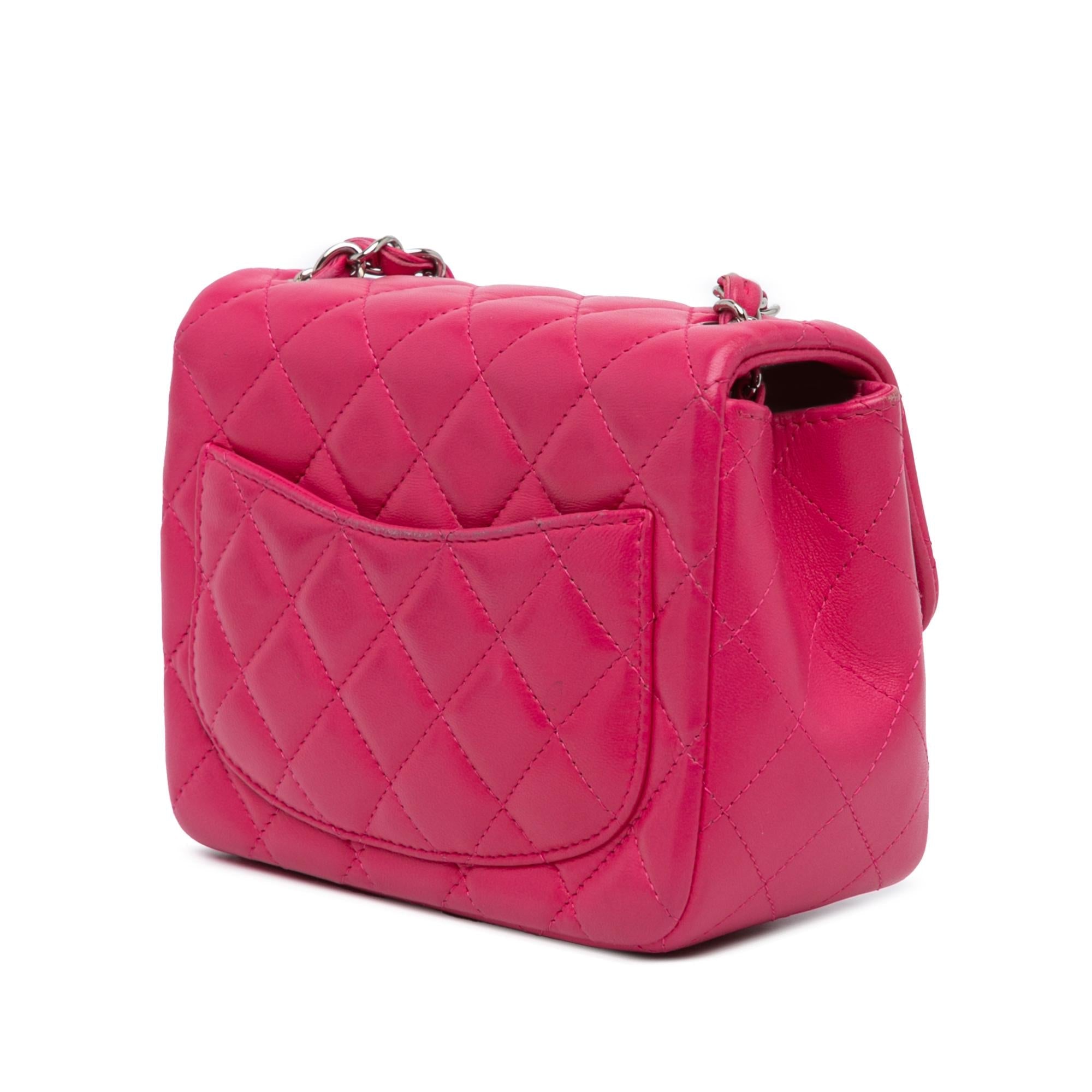 Chanel Mini Square Classic Lambskin Single Flap