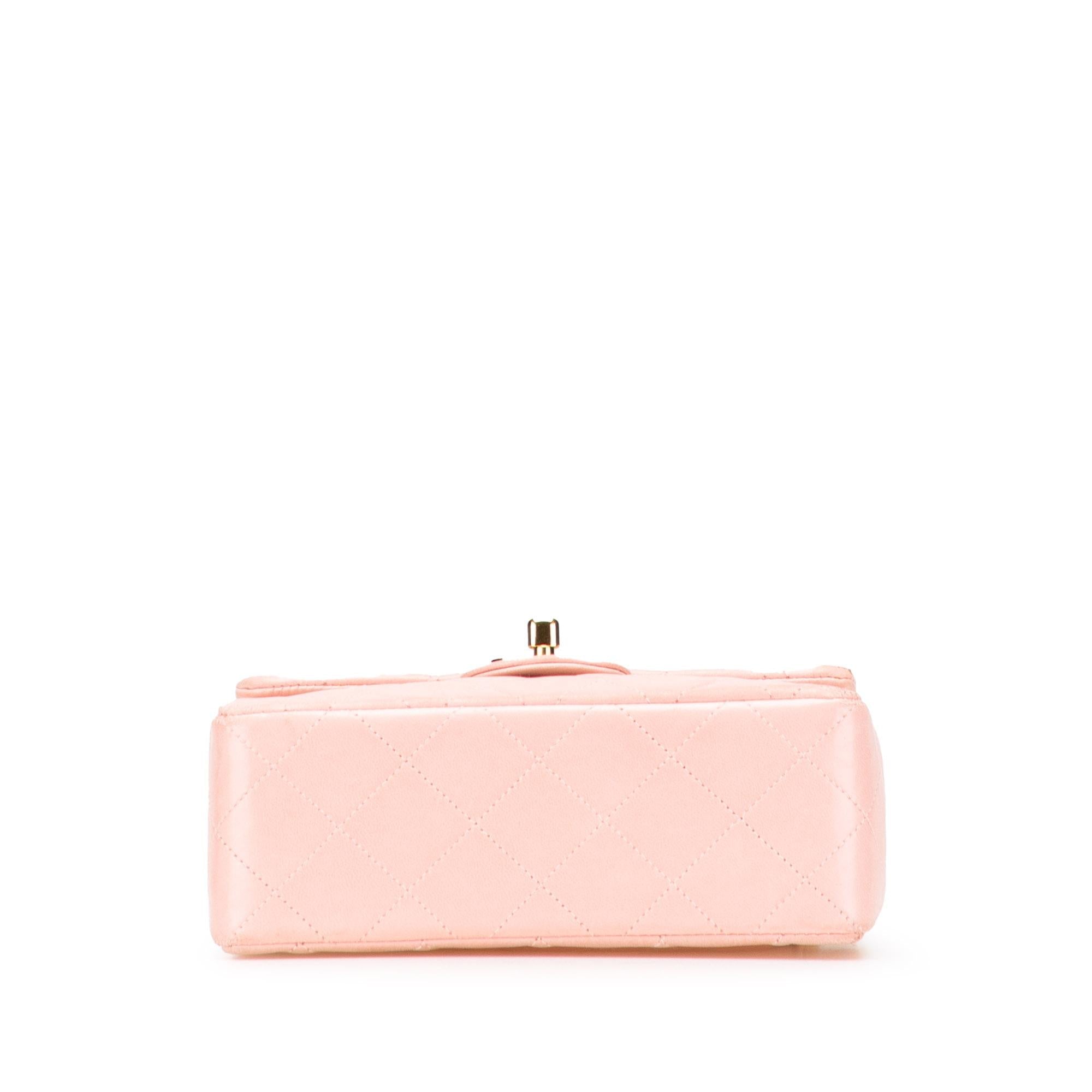 Chanel Mini Square Classic Lambskin Single Flap