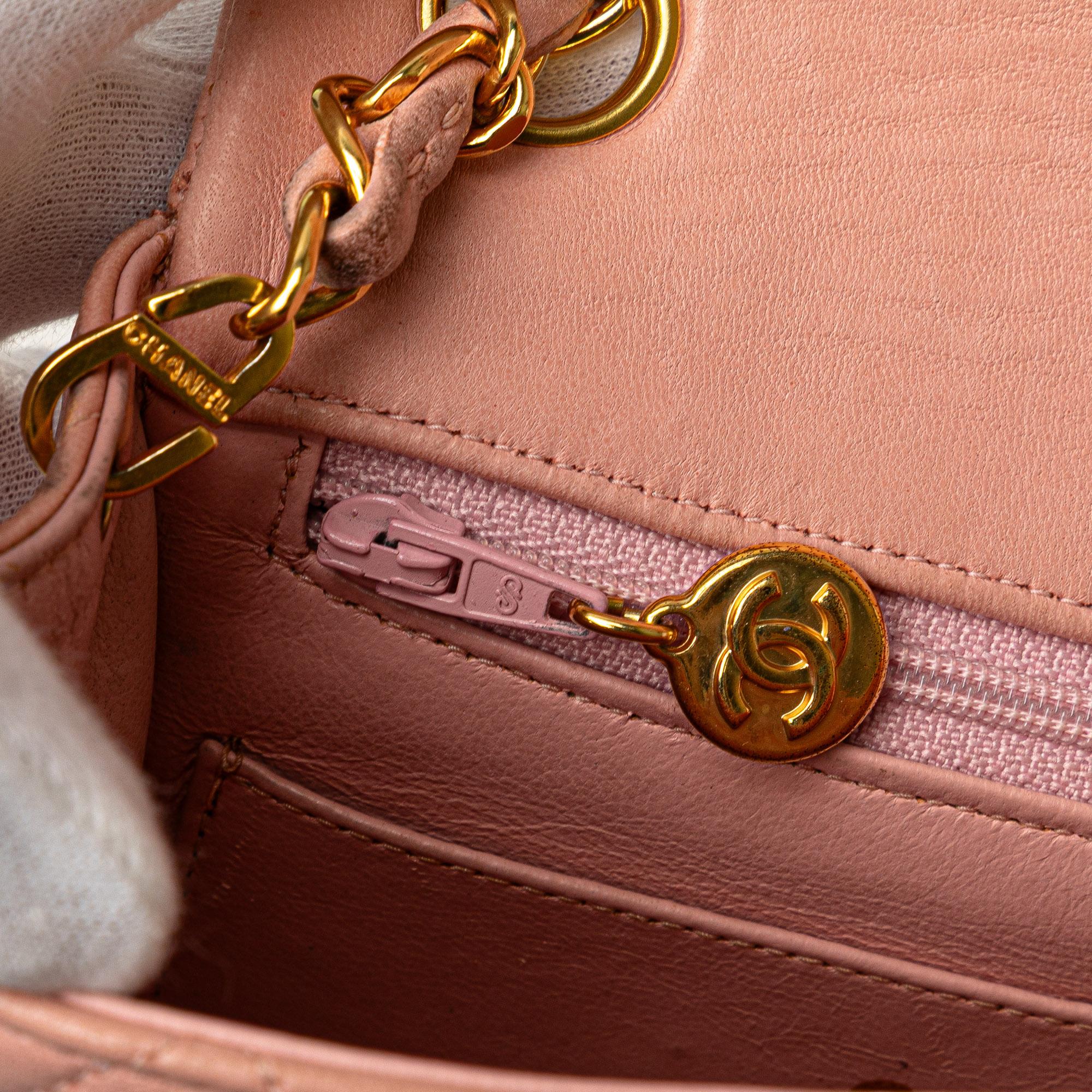 Chanel Mini Square Classic Lambskin Single Flap