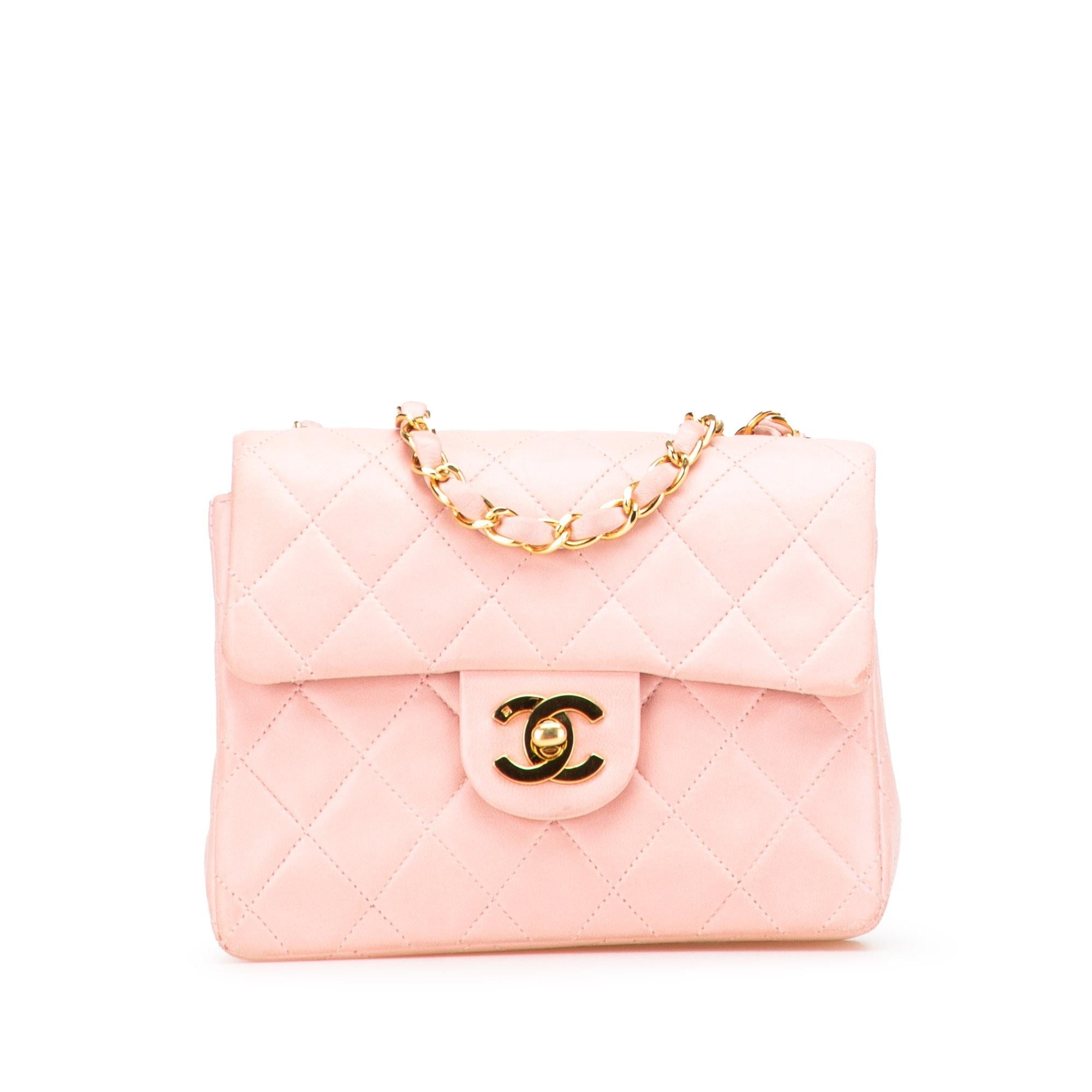Chanel Mini Square Classic Lambskin Single Flap