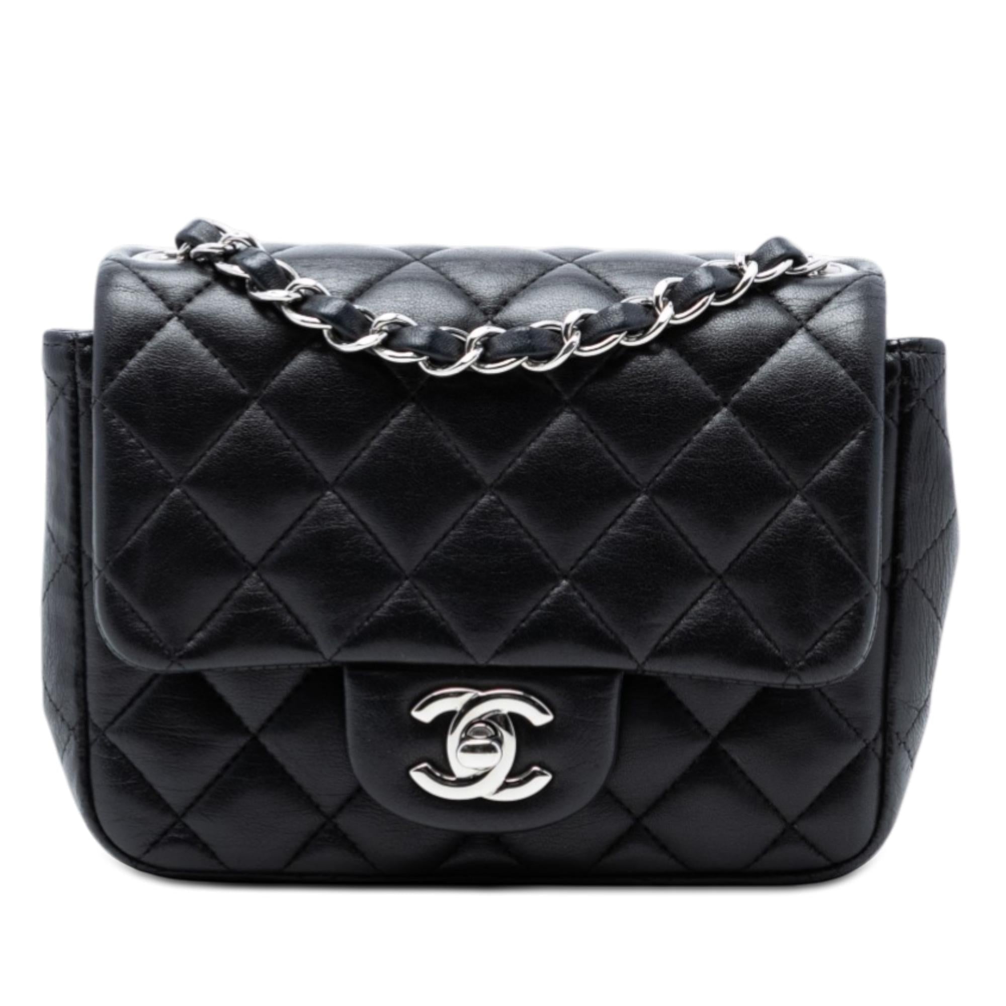 Chanel Mini Square Classic Lambskin Single Flap
