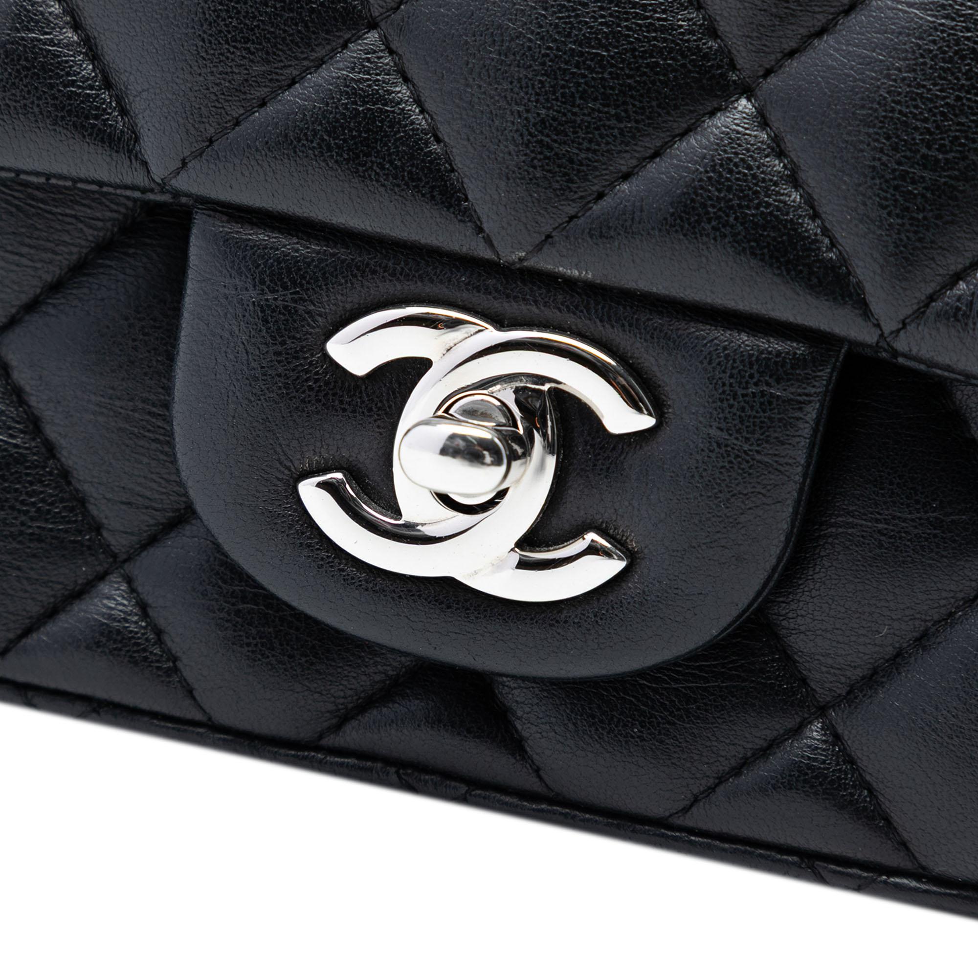 Chanel Mini Square Classic Lambskin Single Flap