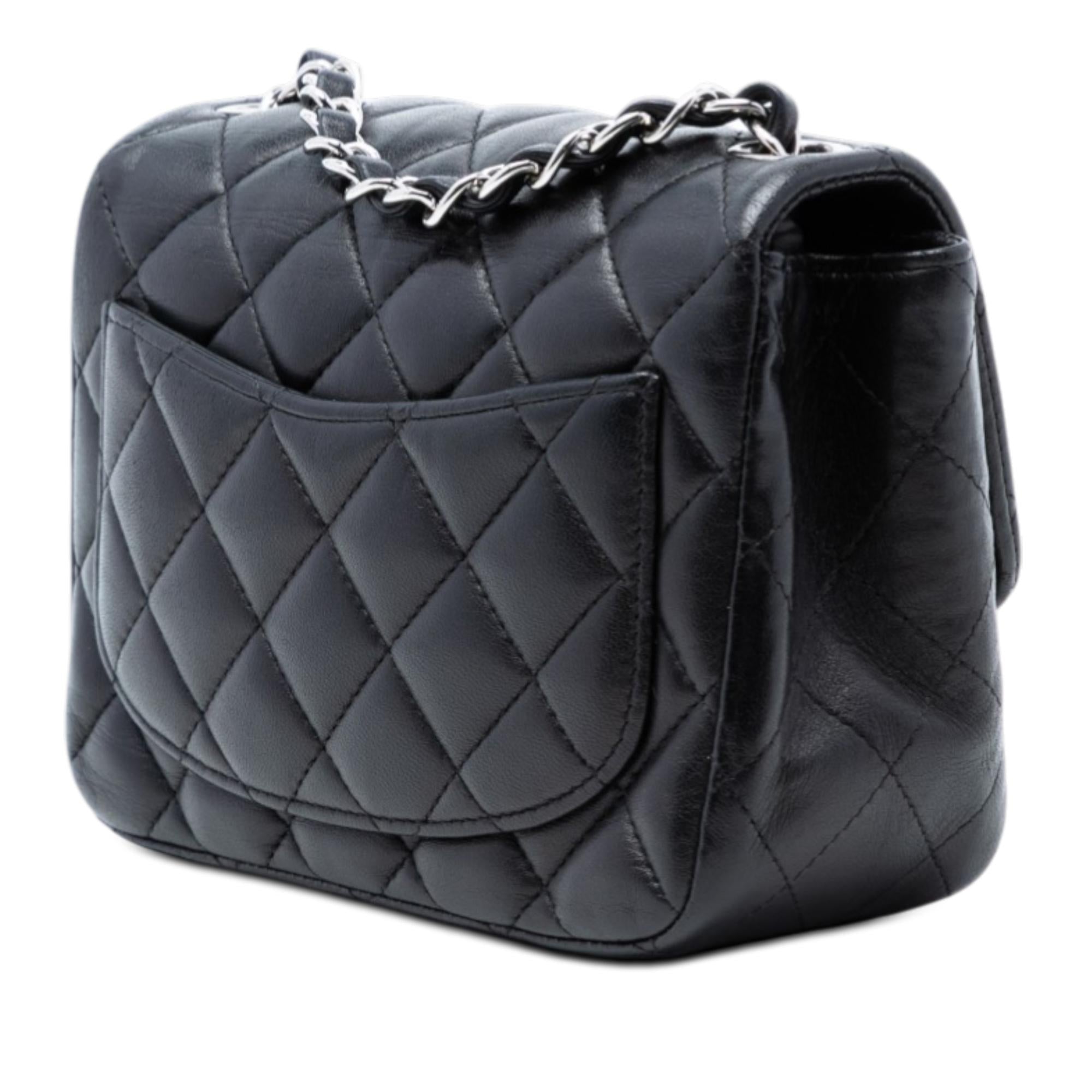 Chanel Mini Square Classic Lambskin Single Flap