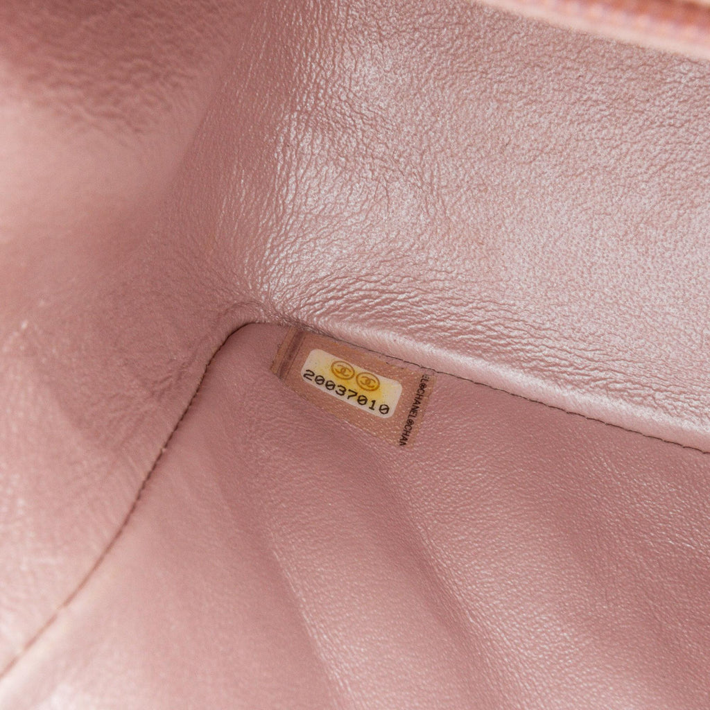 Chanel Mini Square Classic Metallic Calfskin Single Flap