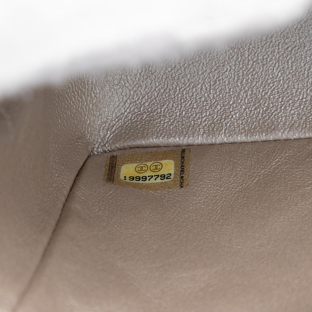 Chanel Mini Square Classic Metallic Lambskin Single Flap