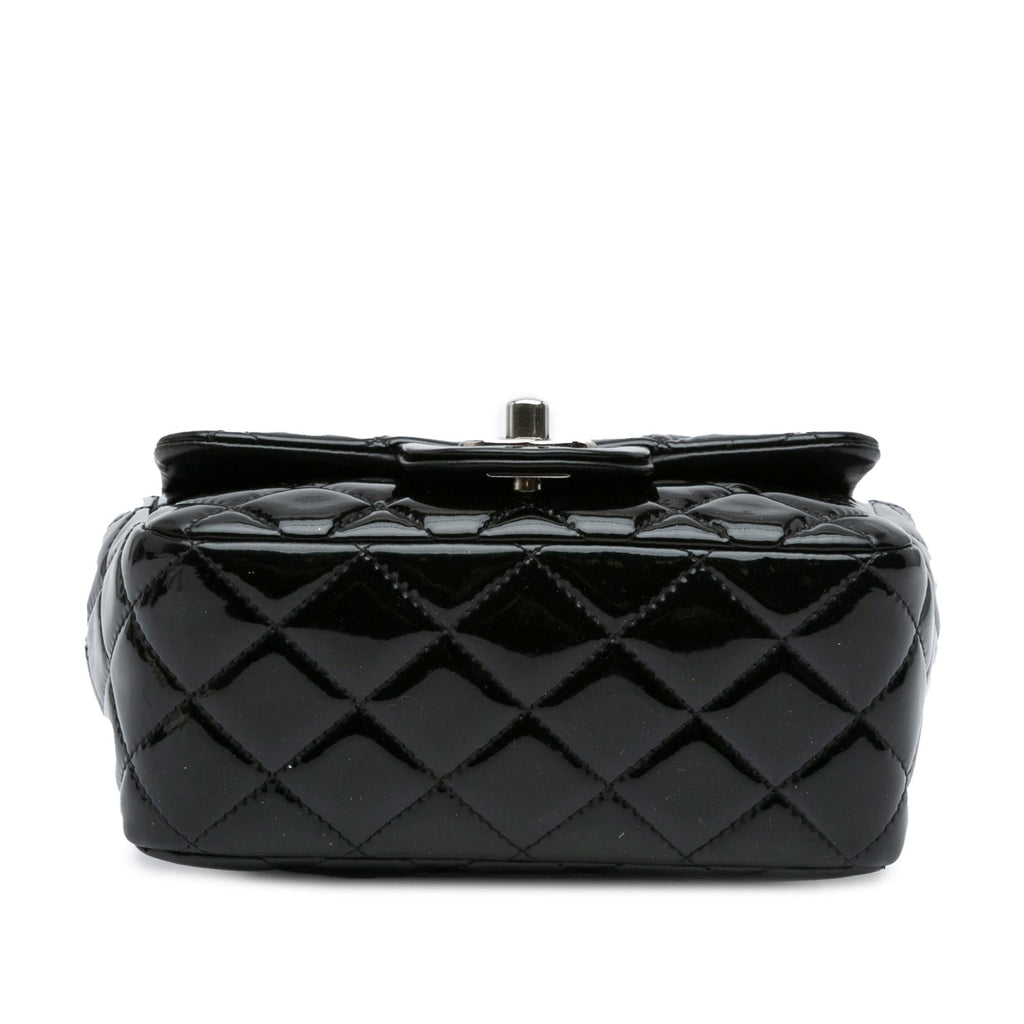Chanel Mini Square Classic Patent Single Flap (SHG-vfasYd)