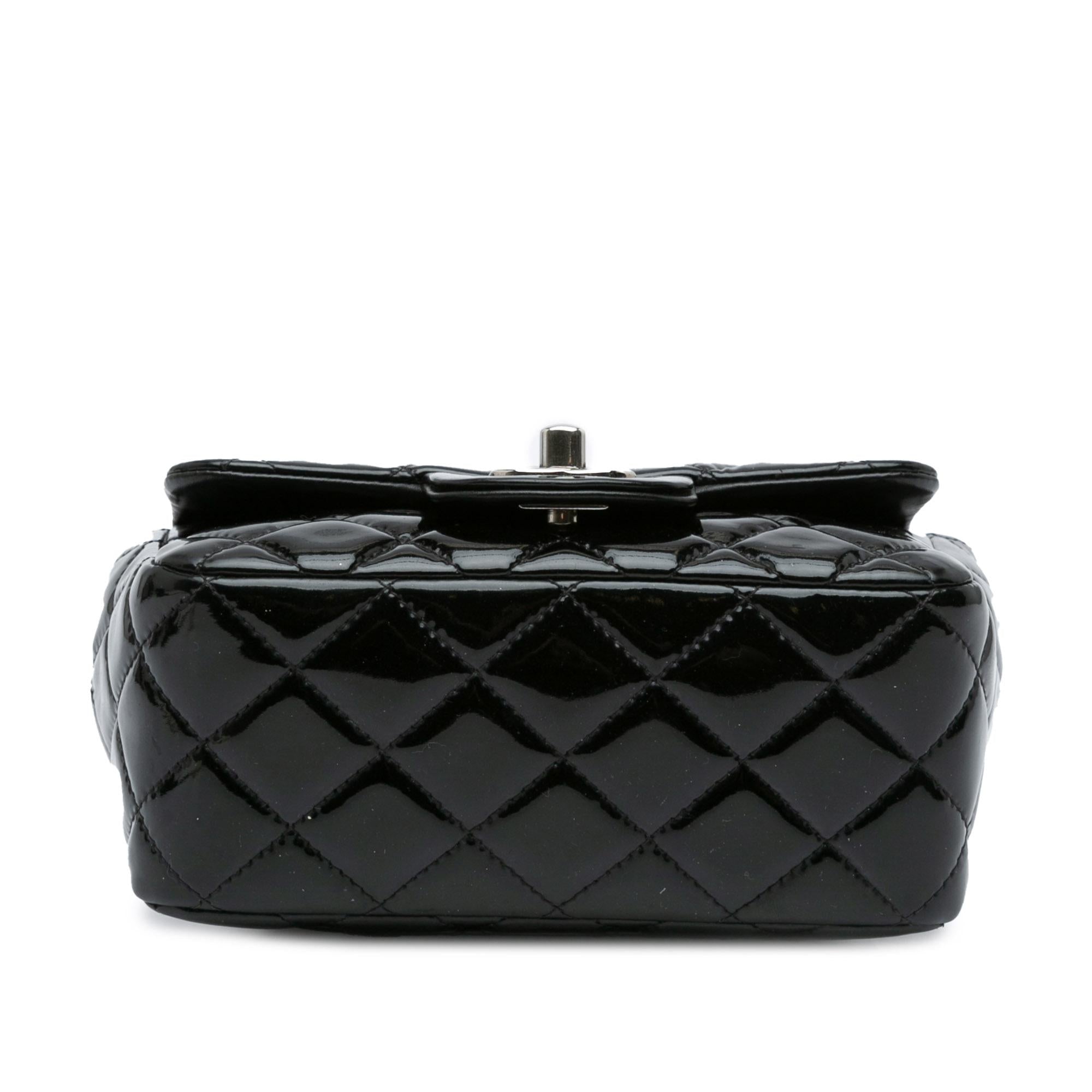 Chanel Mini Square Classic Patent Single Flap (SHG-vfasYd)