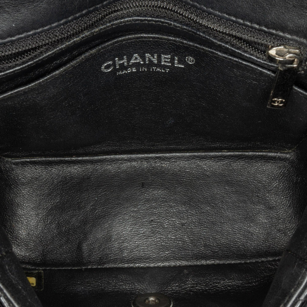 Chanel Mini Square Classic Patent Single Flap (SHG-vfasYd)