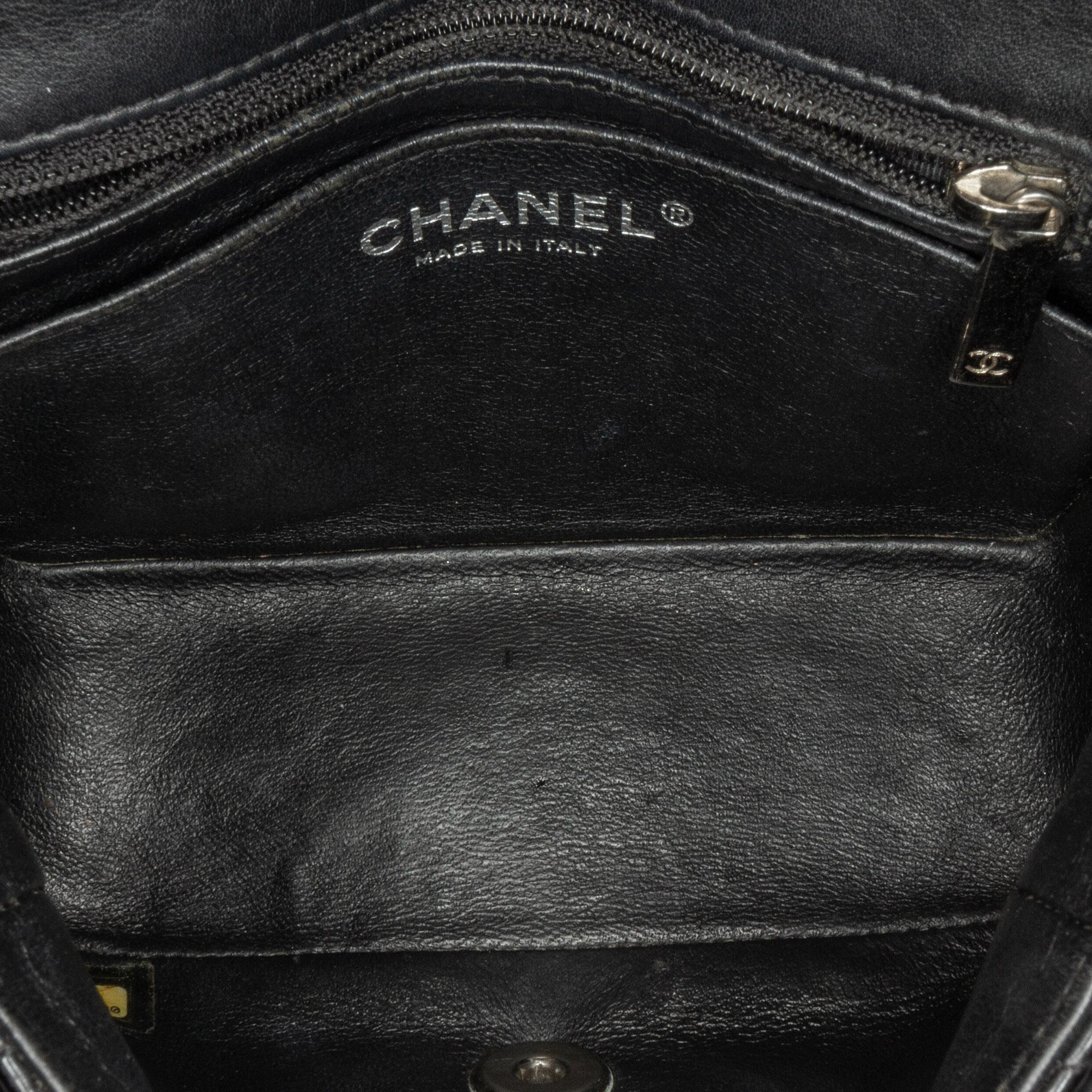 Chanel Mini Square Classic Patent Single Flap (SHG-vfasYd)