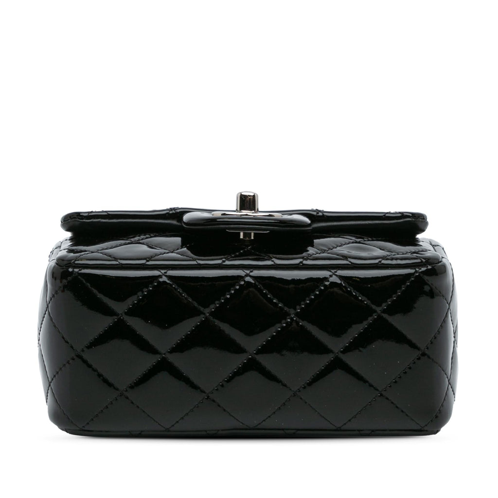 Chanel Mini Square Classic Patent Single Flap