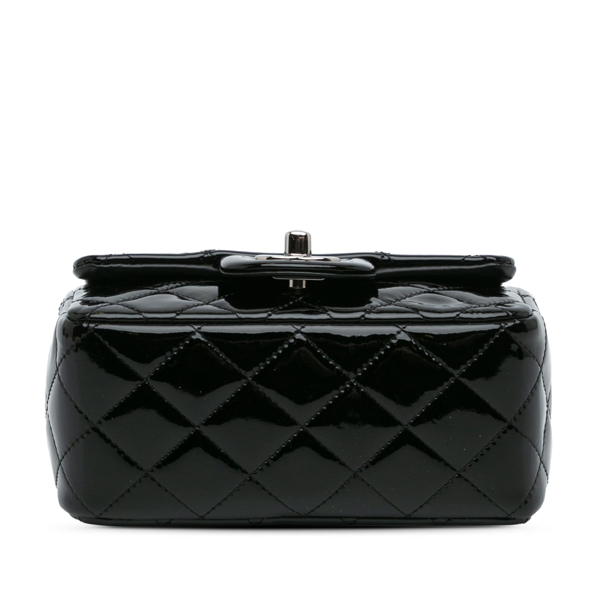 Chanel Mini Square Classic Patent Single Flap