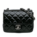 Chanel Mini Square Classic Patent Single Flap
