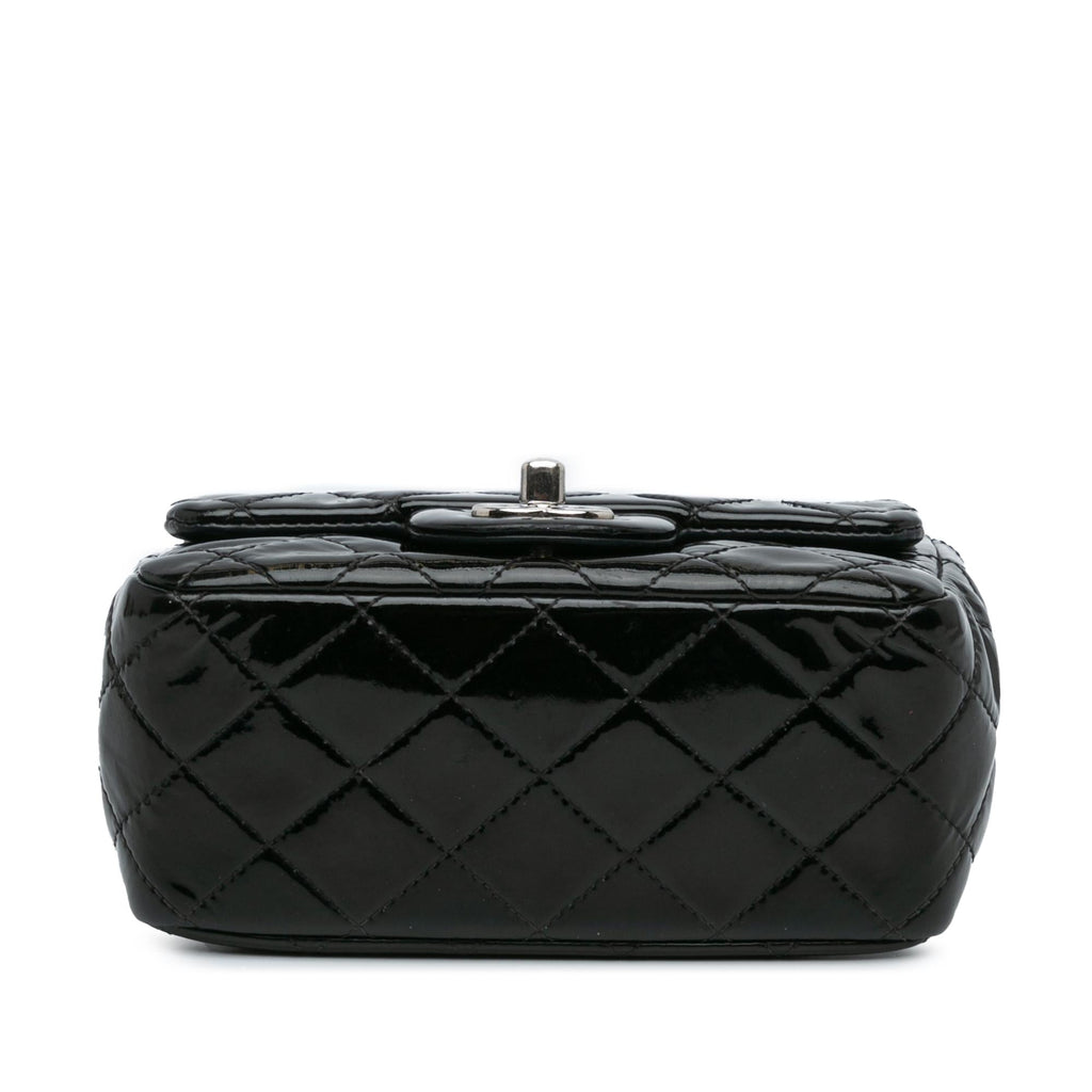 Chanel Mini Square Classic Patent Single Flap
