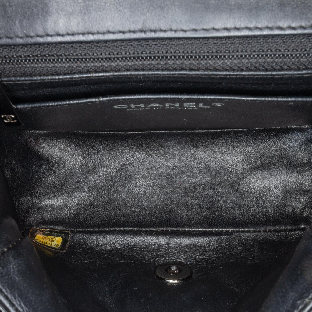 Chanel Mini Square Classic Patent Single Flap
