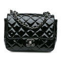 Chanel Mini Square Classic Patent Single Flap