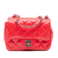 Chanel Mini Square Classic Patent Single Flap
