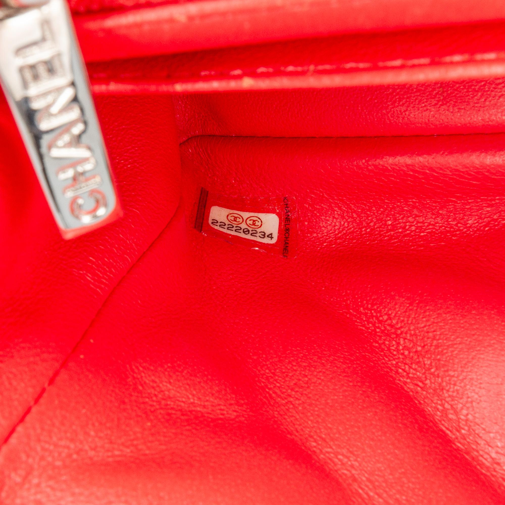 Chanel Mini Square Classic Patent Single Flap