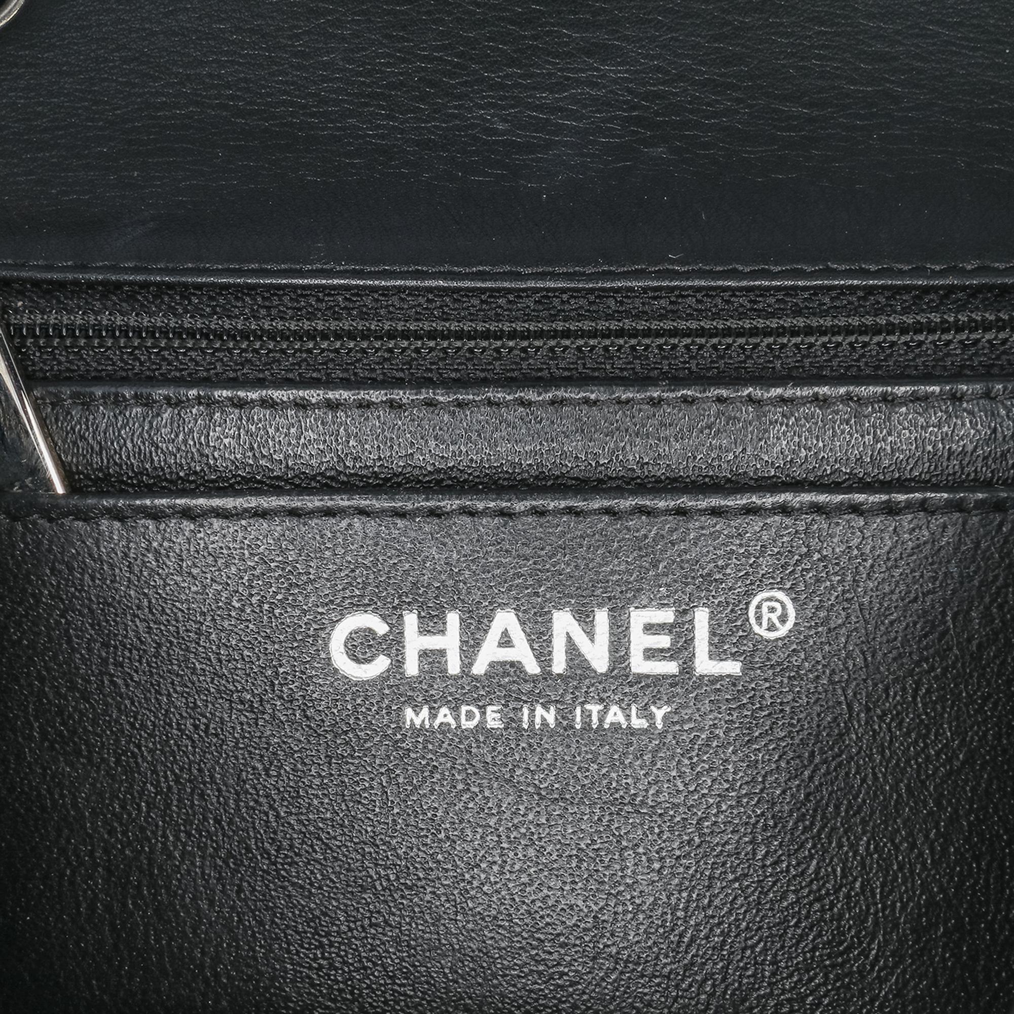 Chanel Mini Square Classic Patent Single Flap