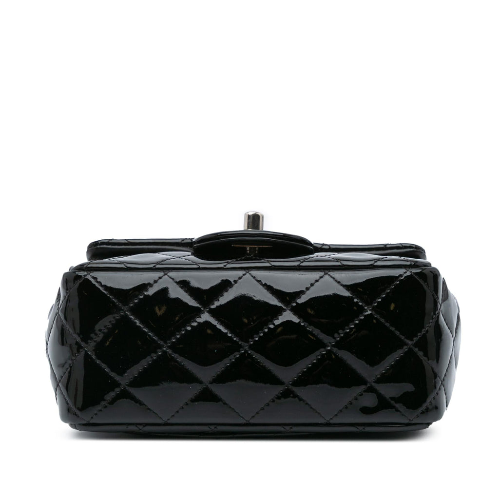 Chanel Mini Square Classic Patent Single Flap