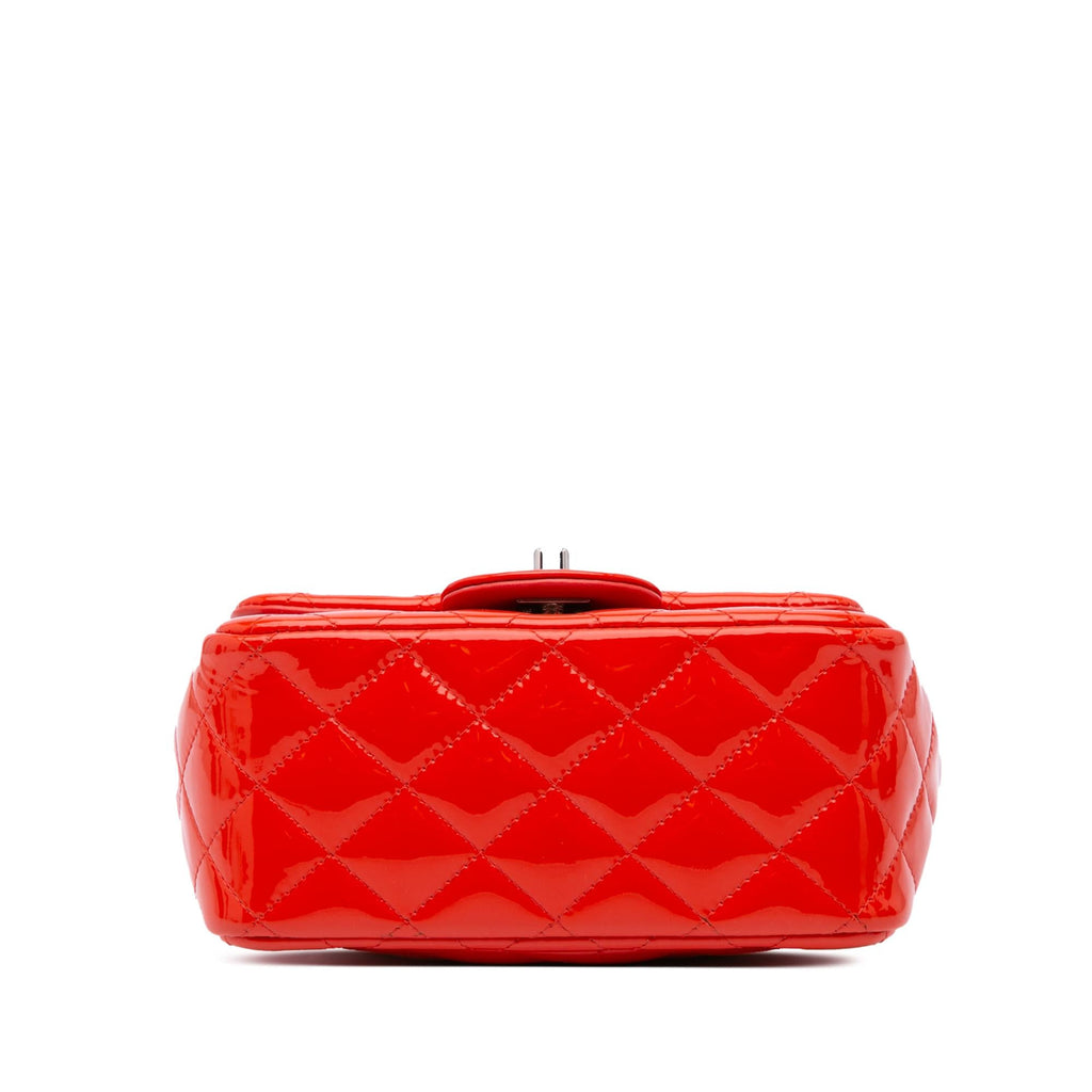 Chanel Mini Square Classic Patent Single Flap
