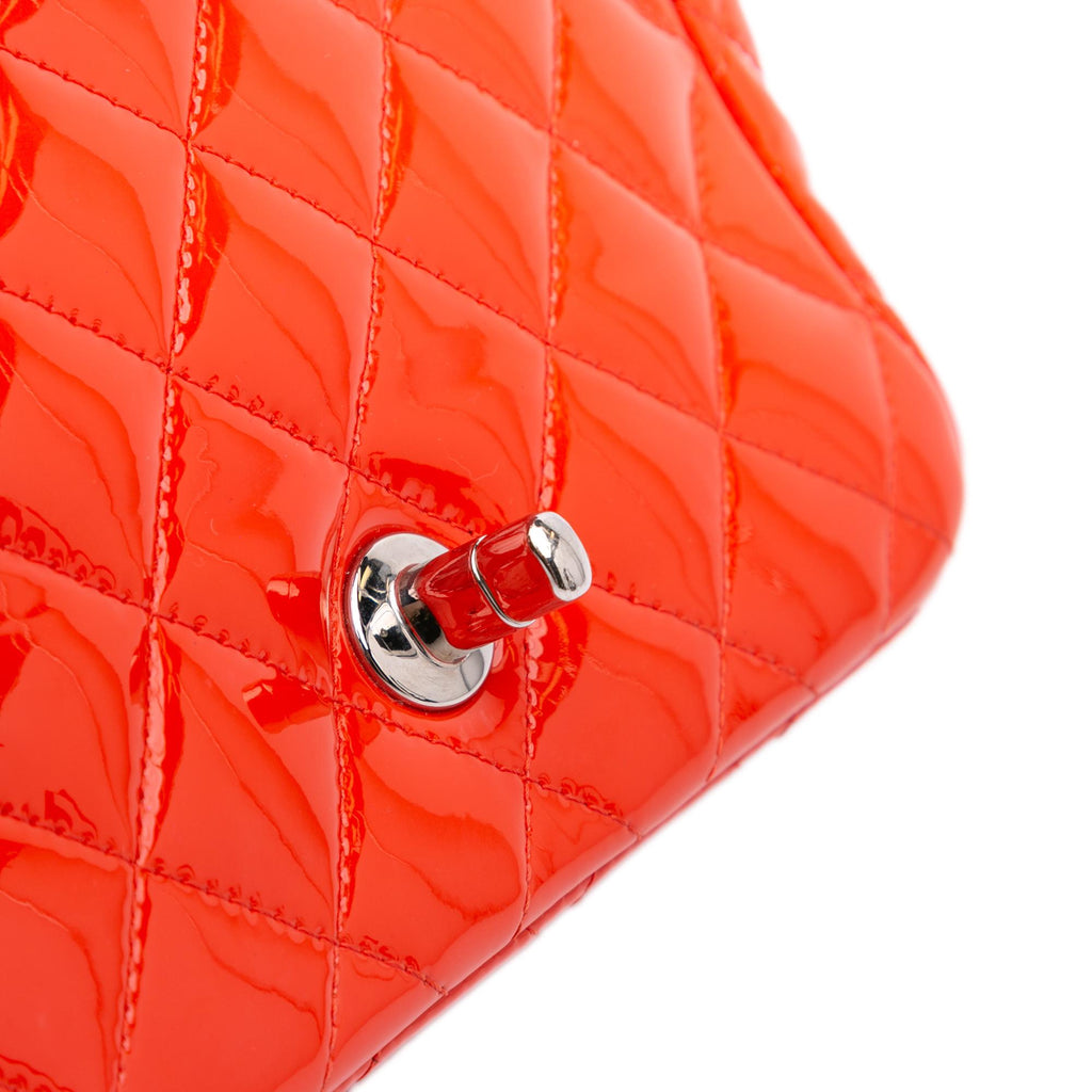 Chanel Mini Square Classic Patent Single Flap
