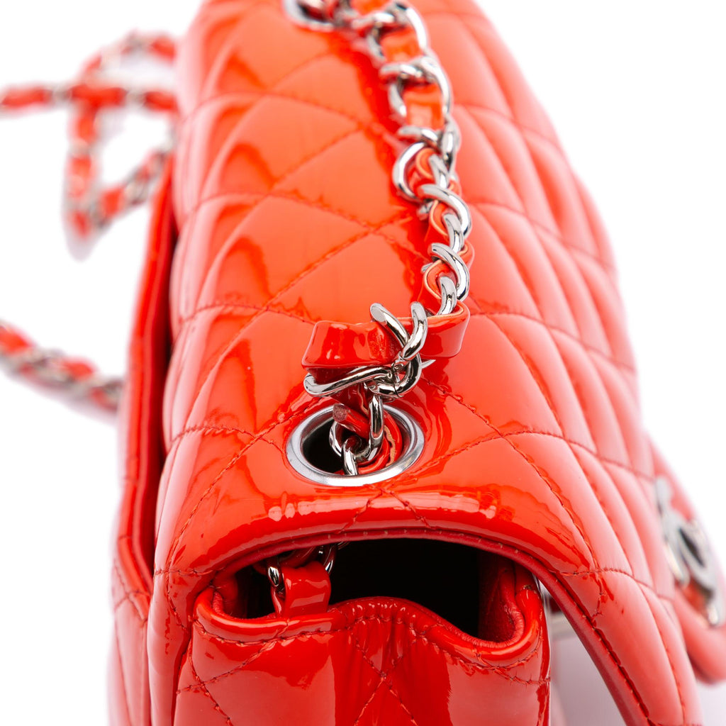 Chanel Mini Square Classic Patent Single Flap