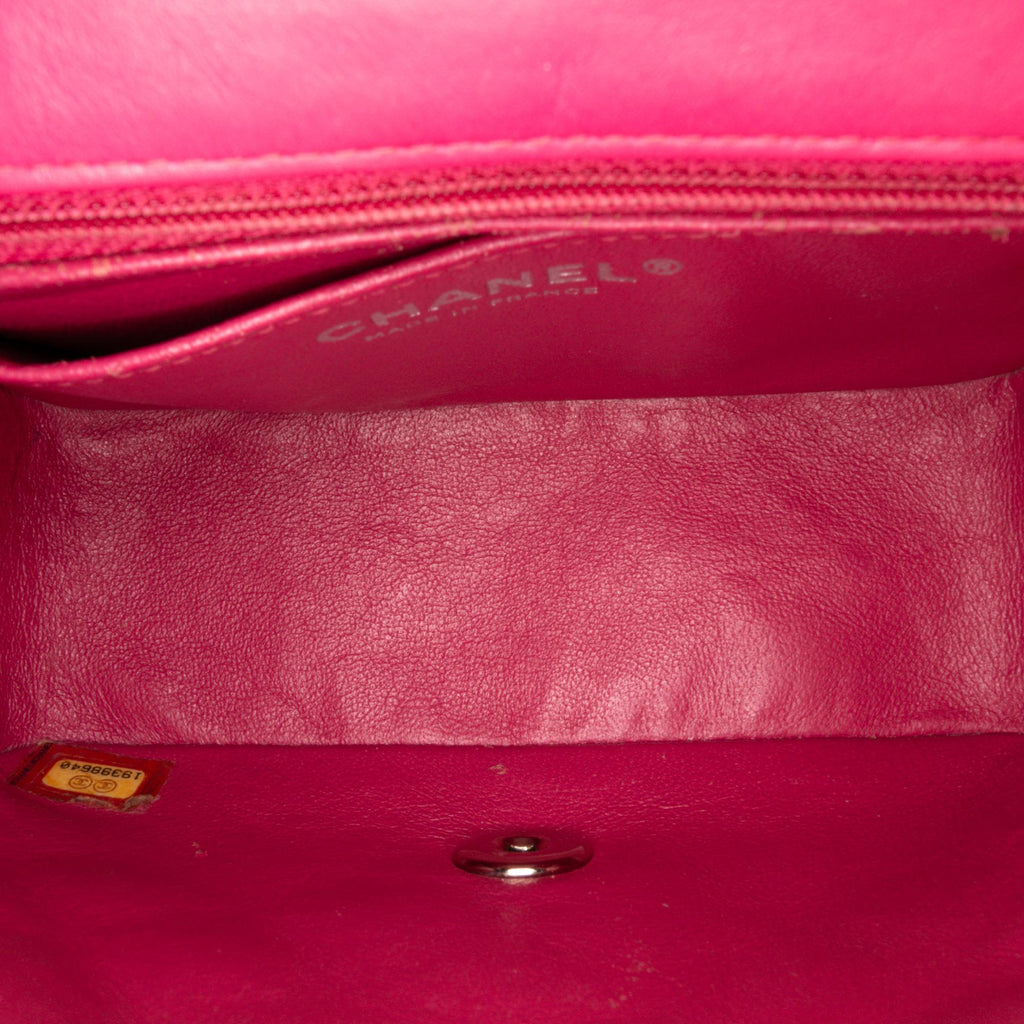 Chanel Mini Square Classic Patent Single Flap