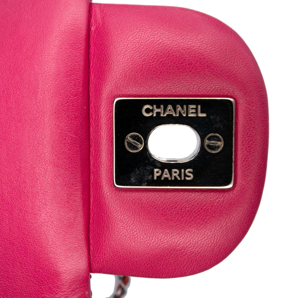 Chanel Mini Square Classic Patent Single Flap