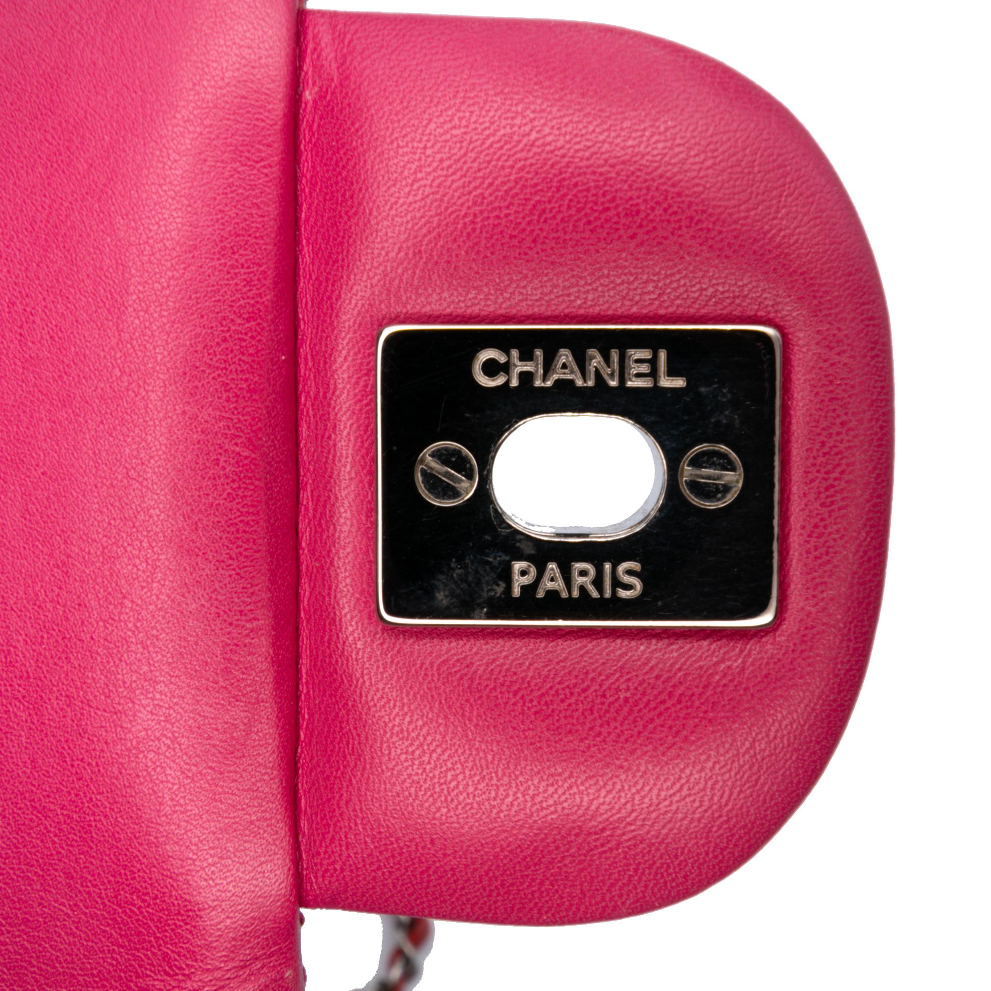 Chanel Mini Square Classic Patent Single Flap