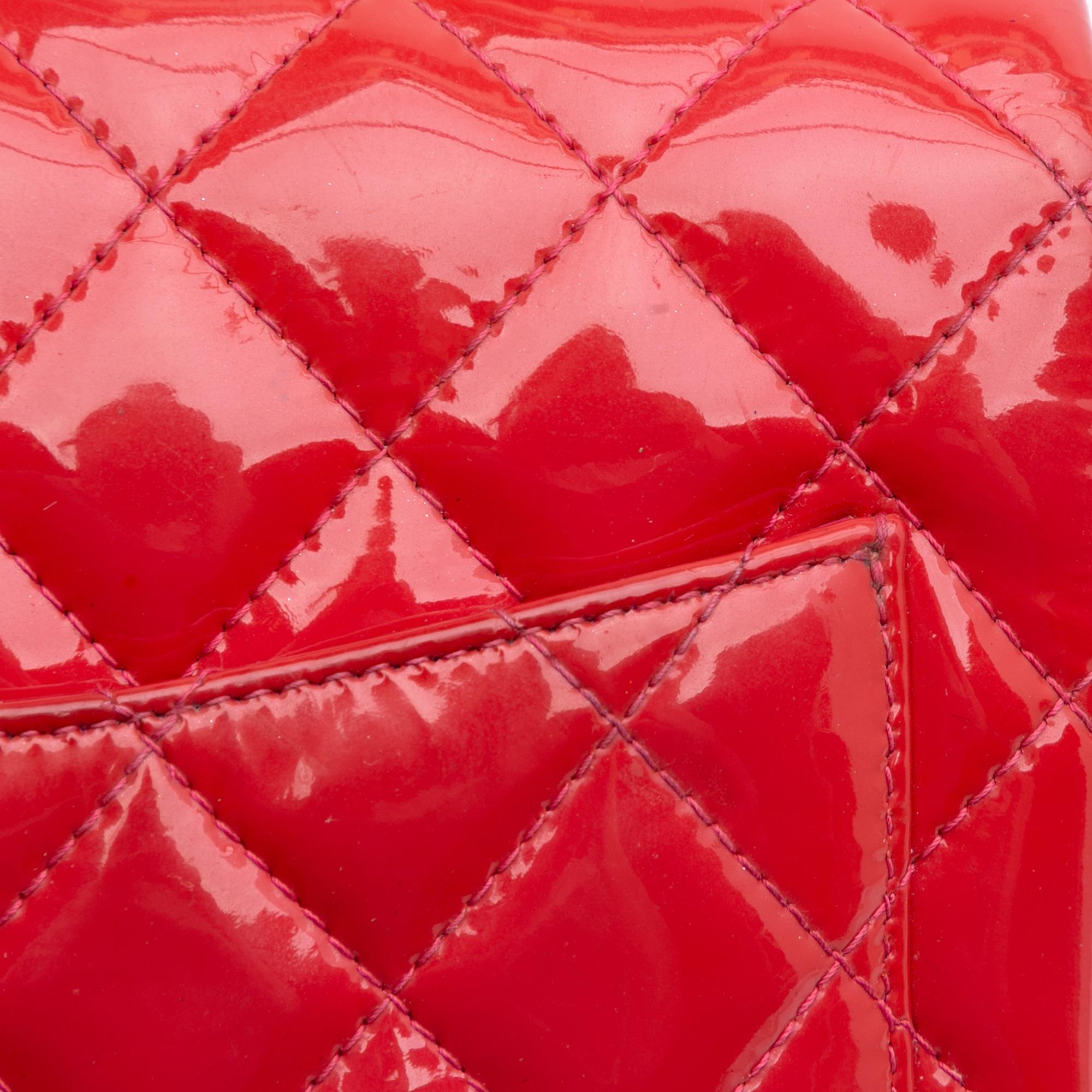 Chanel Mini Square Classic Patent Single Flap