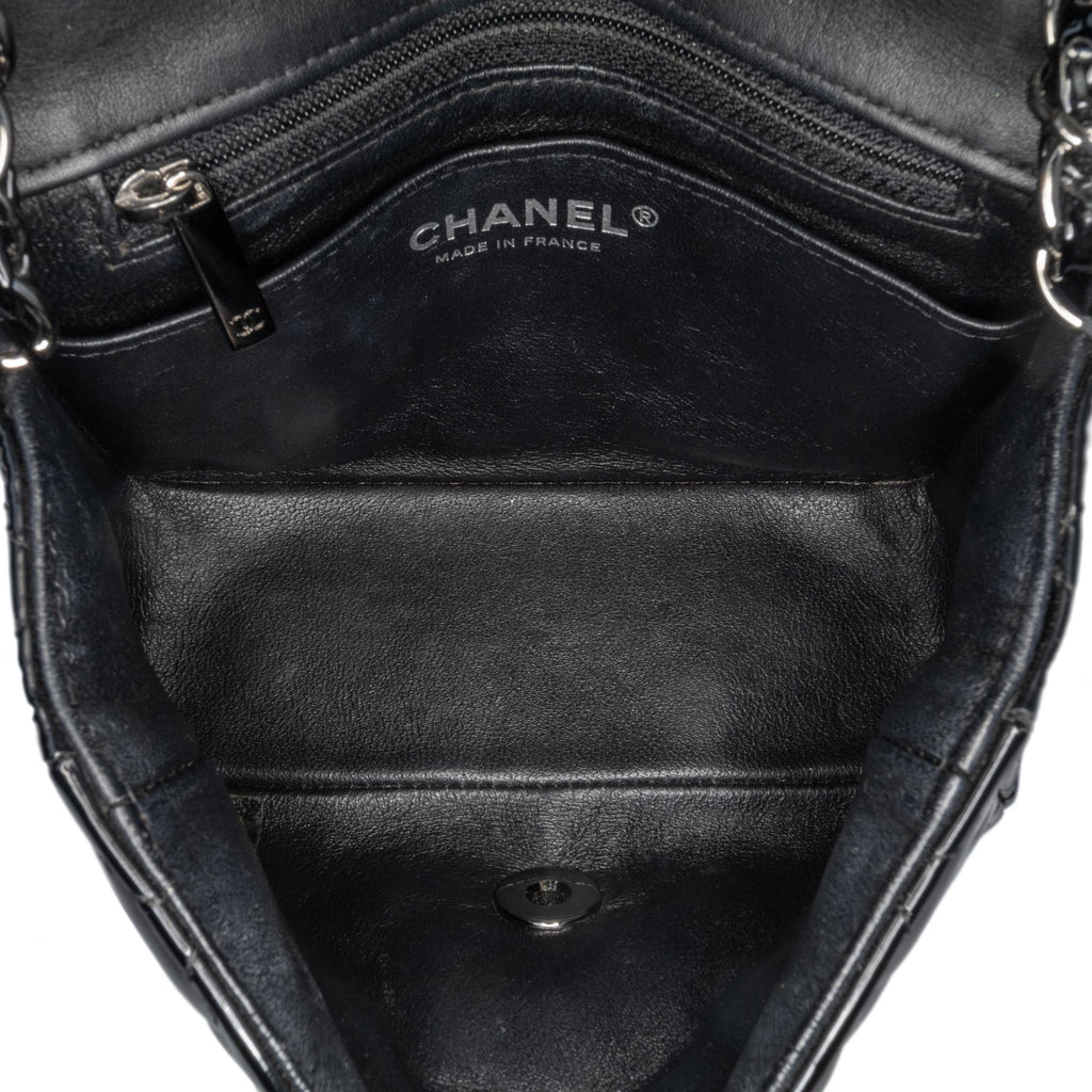 Chanel Mini Square Classic Patent Single Flap