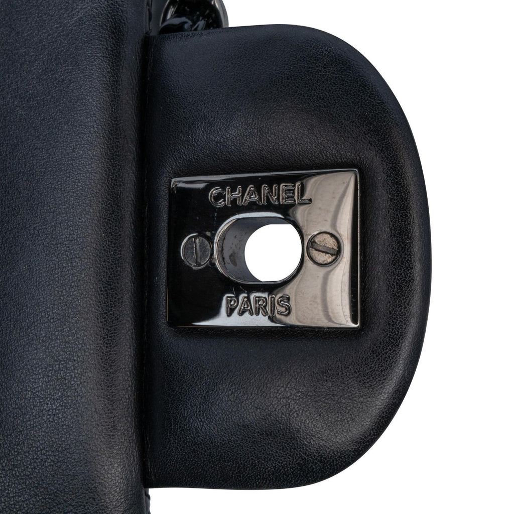 Chanel Mini Square Classic Patent Single Flap